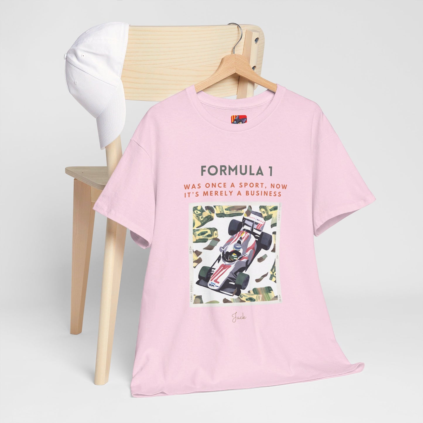 The Racing Purist T-Shirt: The Essence of Racing"Formula 1... a sport..." Jack