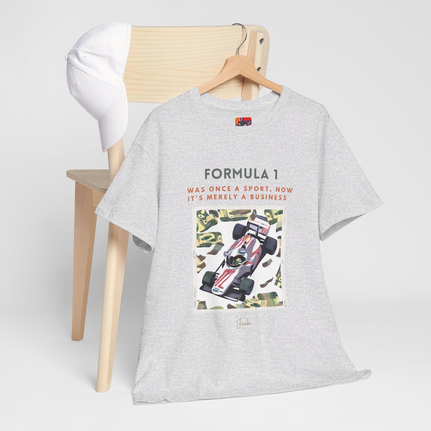 The Racing Purist T-Shirt: The Essence of Racing"Formula 1... a sport..." Jack