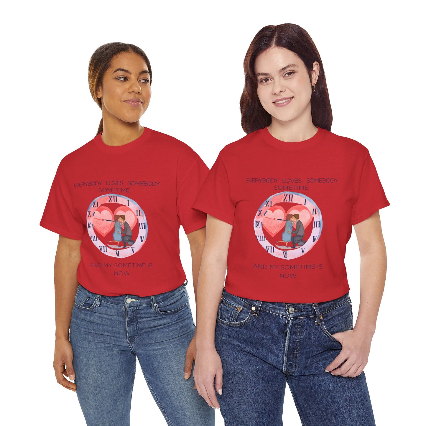 The Universal Love T-Shirt: Love Connects Us"Everybody loves somebody" Dean Martin