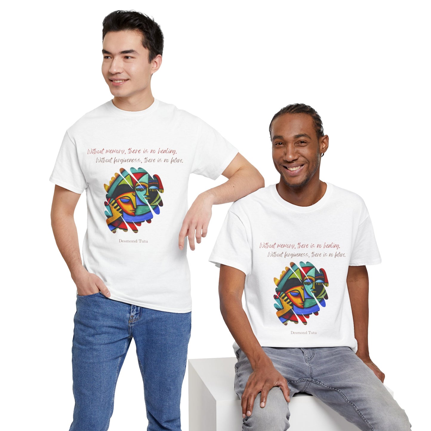 The Healing Journey T-Shirt: Remember to Forgive"Without memory... no forgiveness" Desmond Tutu