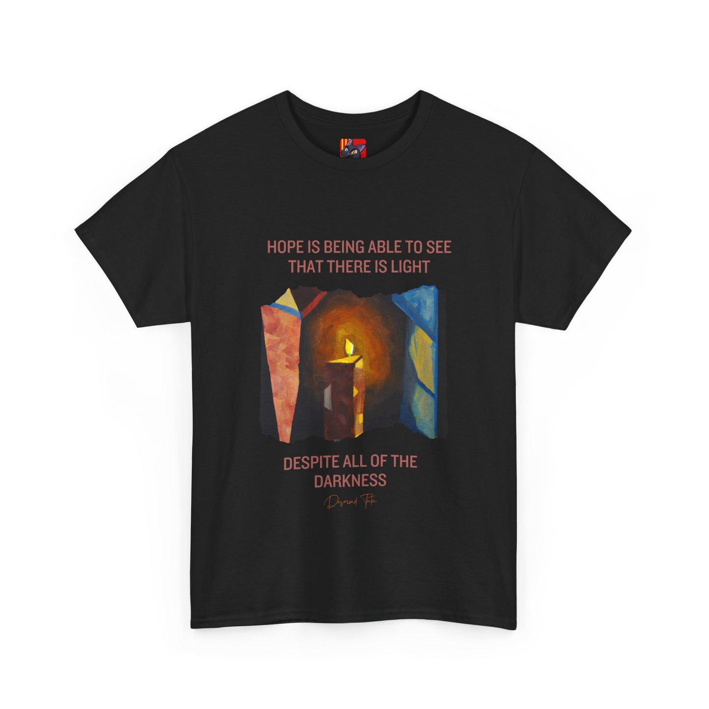 The Light Bringer T-Shirt: Find the Light Within"Hope is seeing light despite darkness" Desmond Tutu