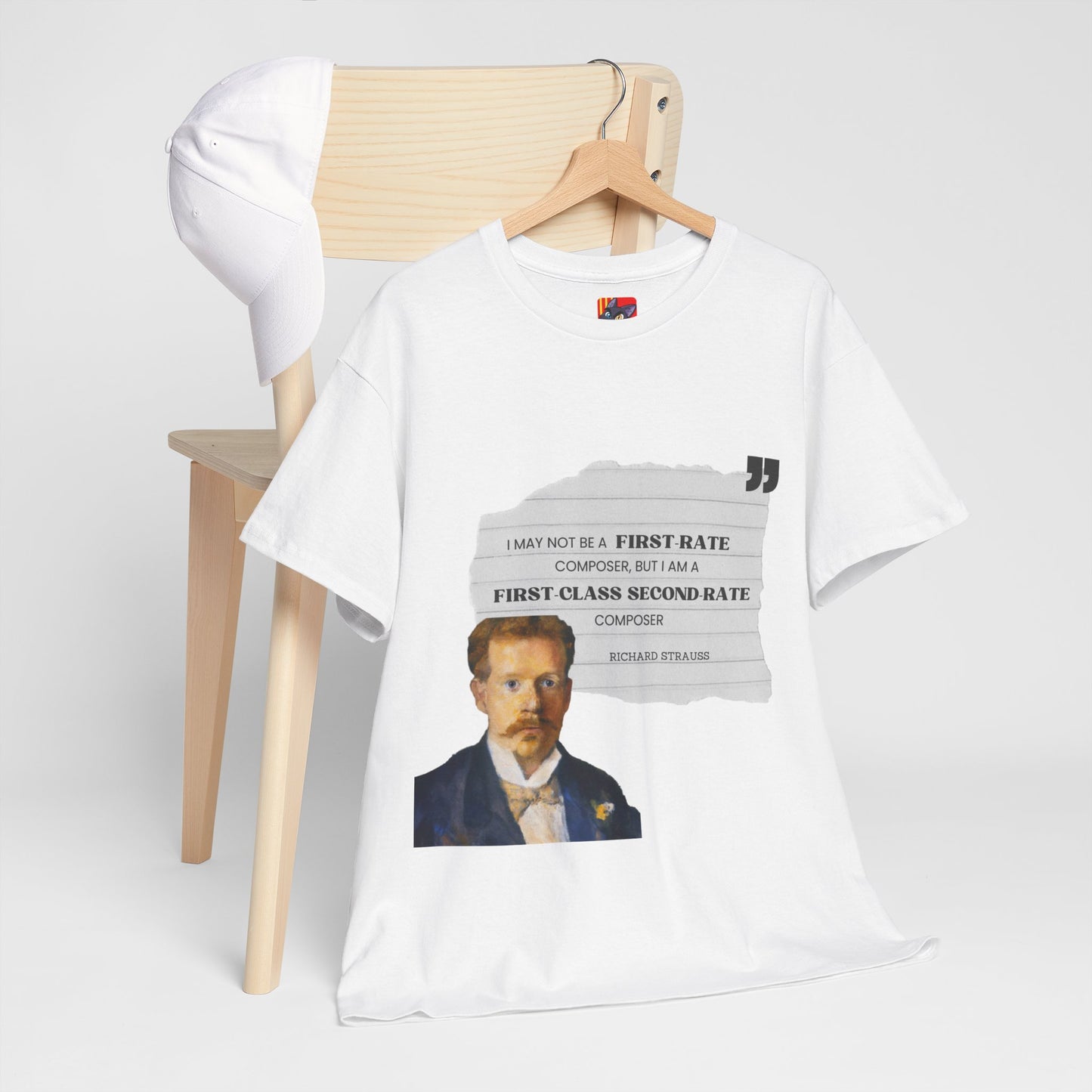 Second-Rate Genius: Dmitri Shostakovich Quote Tee Richard Strauss