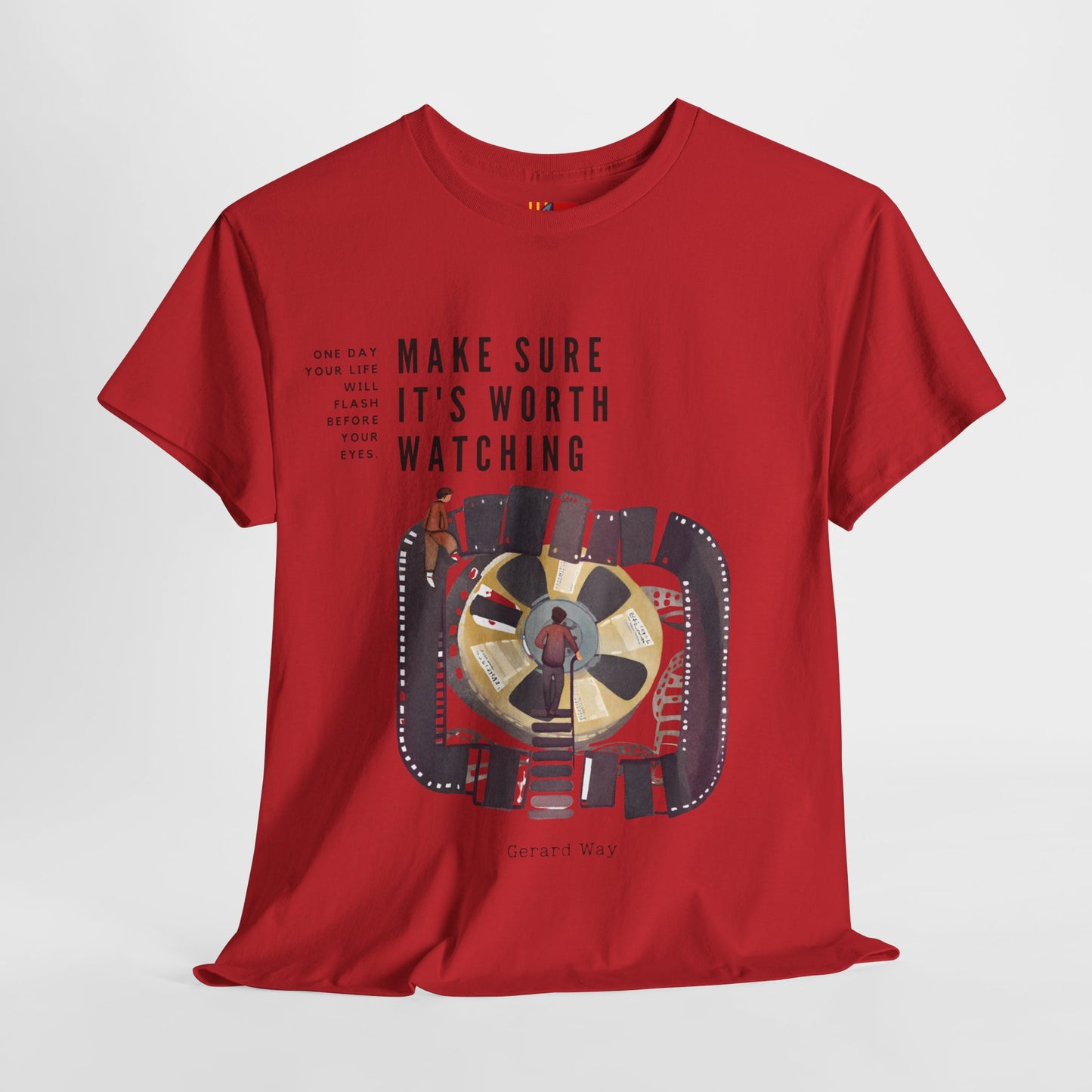 The Live Boldly T-Shirt: Make Your Story Epic"One day your life will flash..." Gerard Way