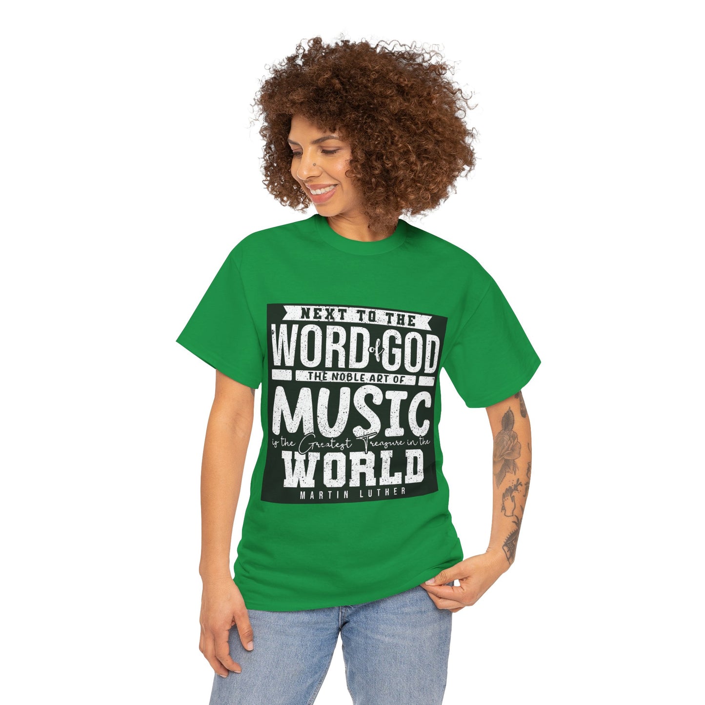 The Language Keeper T-Shirt: Next to the word of god the noble art of music