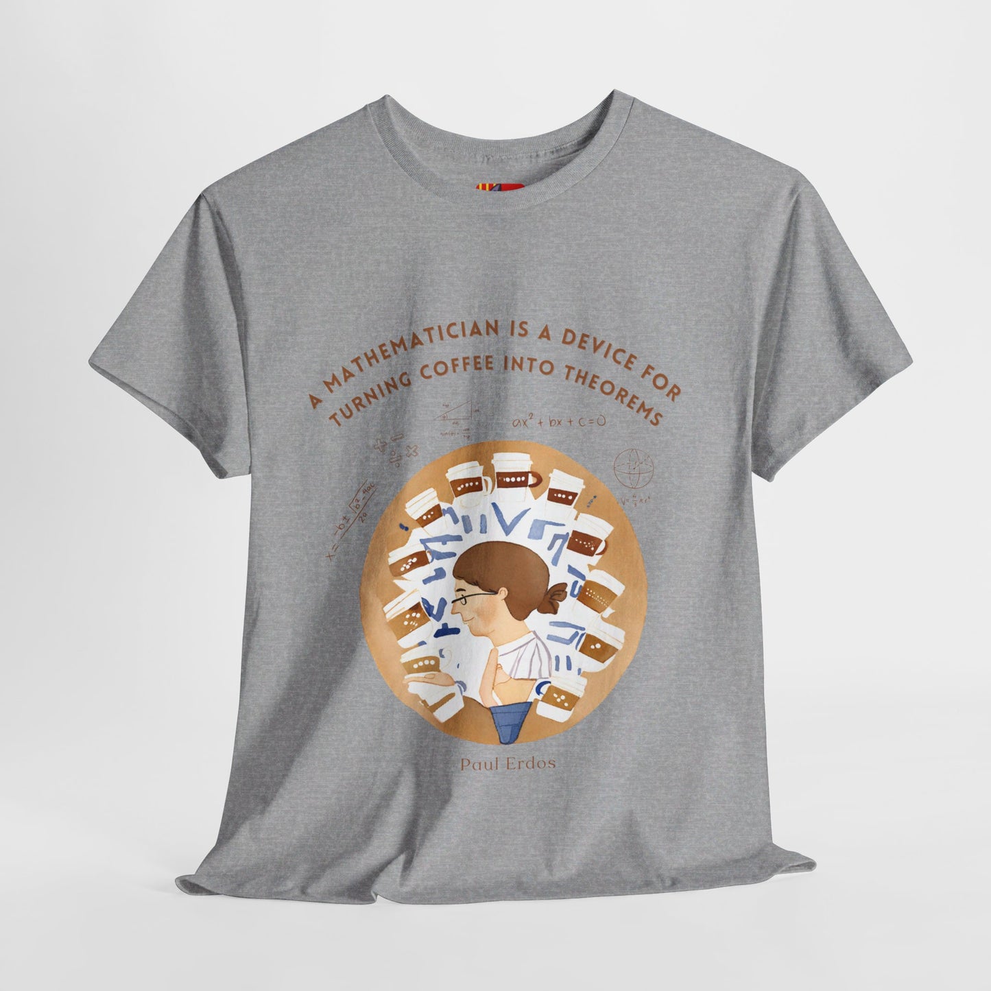 Mathematicians T-shirt: Coffee TheoristsMath/Literature Coffee Quotes