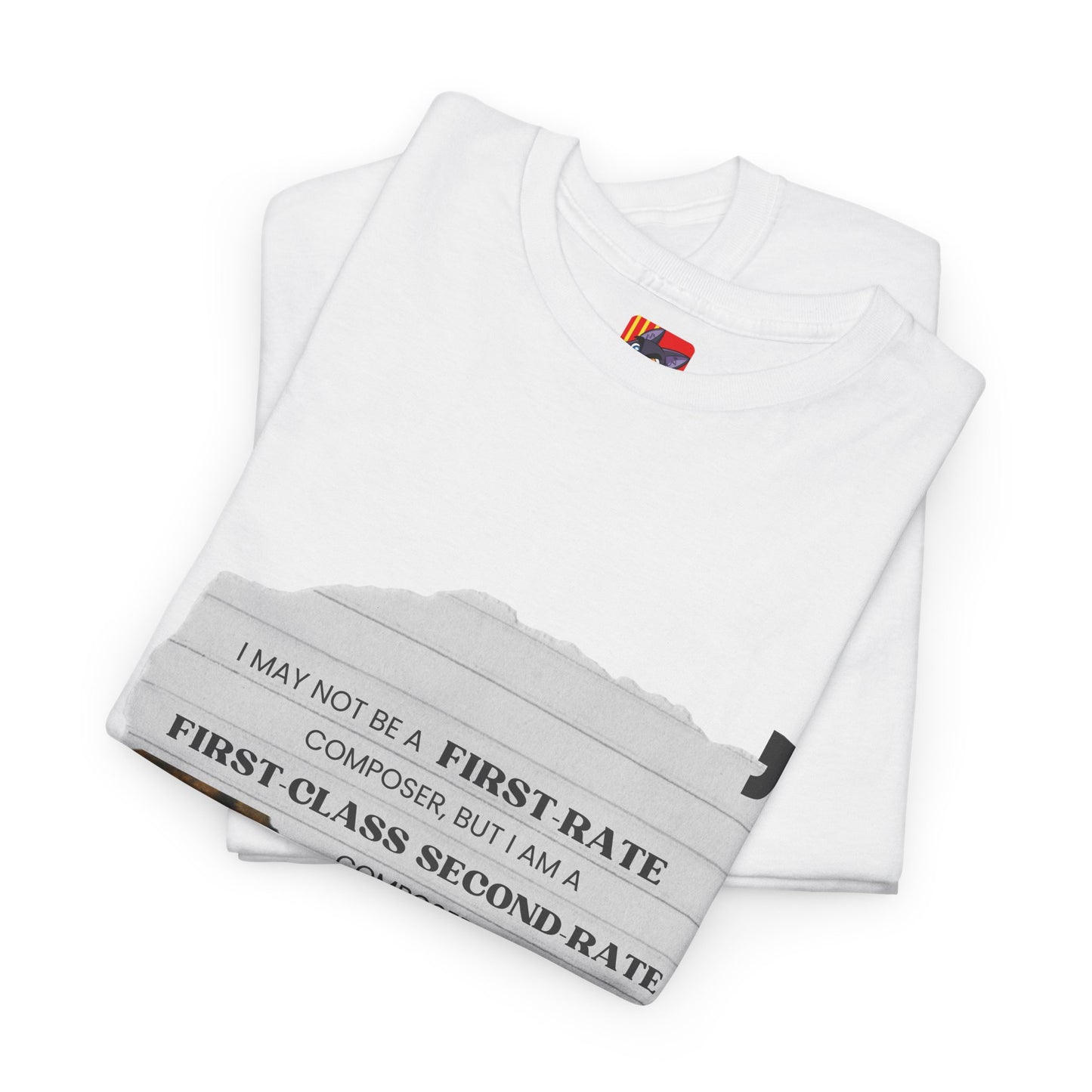 Second-Rate Genius: Dmitri Shostakovich Quote Tee Richard Strauss