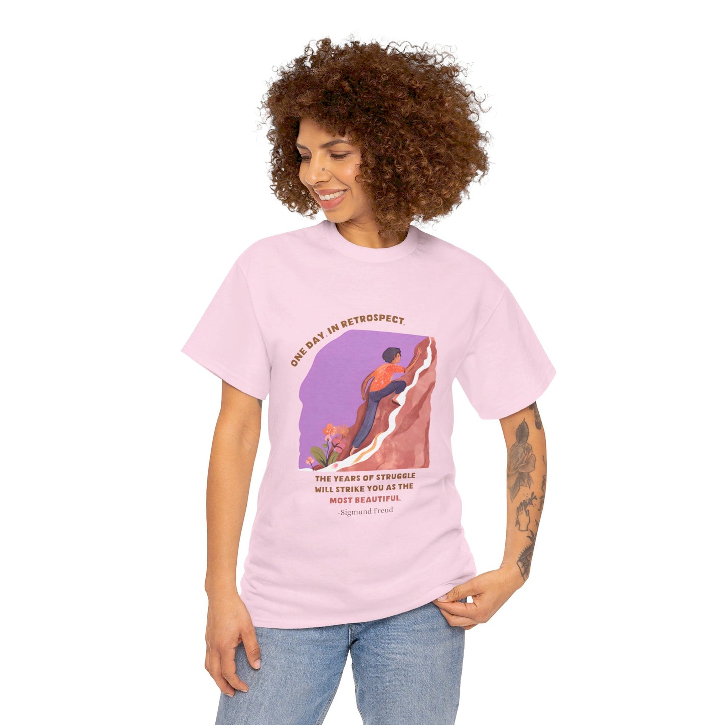 The Journey Matters T-Shirt: Embrace the Struggle"Years of struggle... most beautiful"