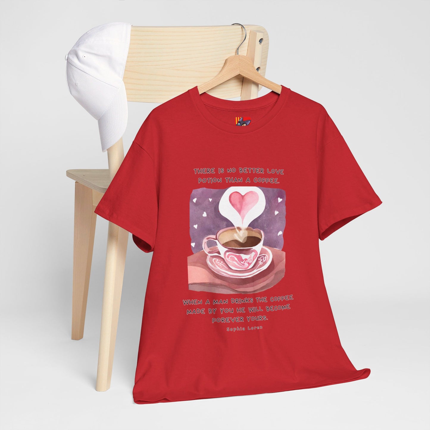 Coffee: The Love Potion (Cute & Playful) Romantic Coffee Quotes T-shirt