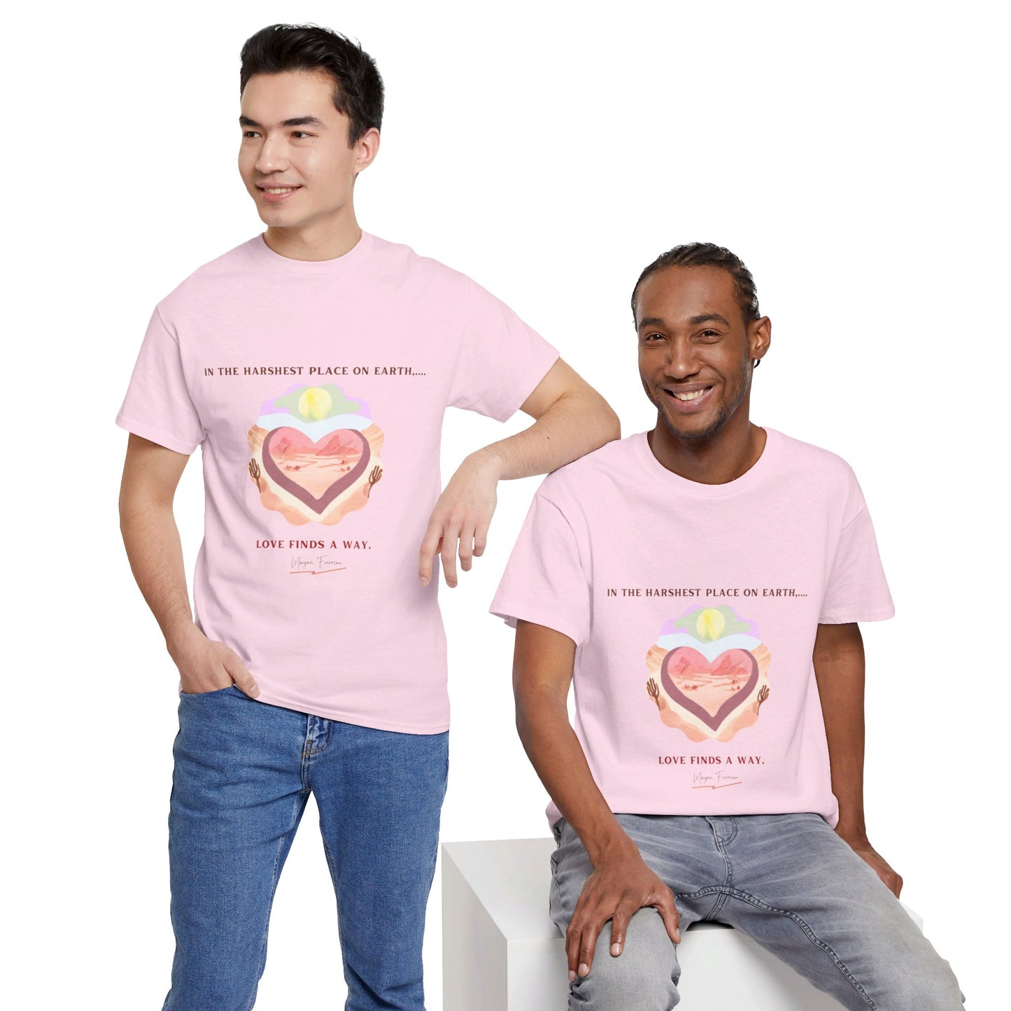 The Love Fighter T-Shirt: Love Conquers All"Love finds a way" Morgan Freeman