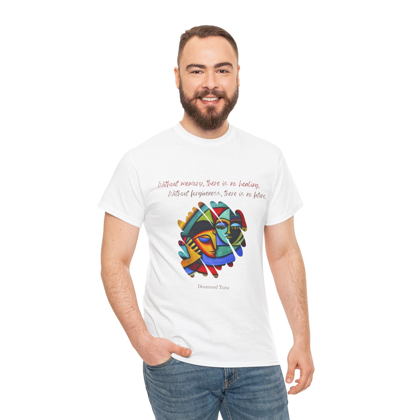 The Healing Journey T-Shirt: Remember to Forgive"Without memory... no forgiveness" Desmond Tutu