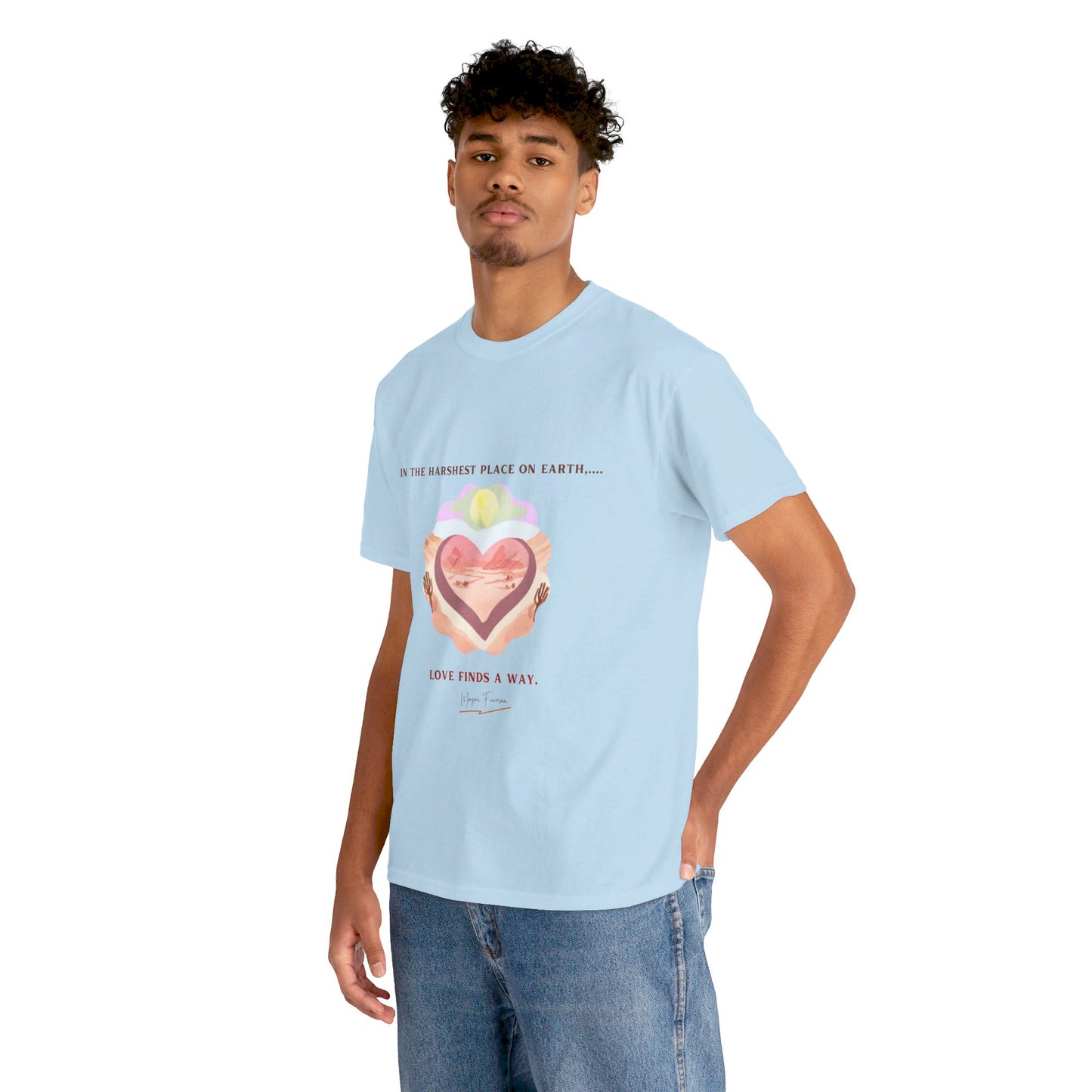 The Love Fighter T-Shirt: Love Conquers All"Love finds a way" Morgan Freeman