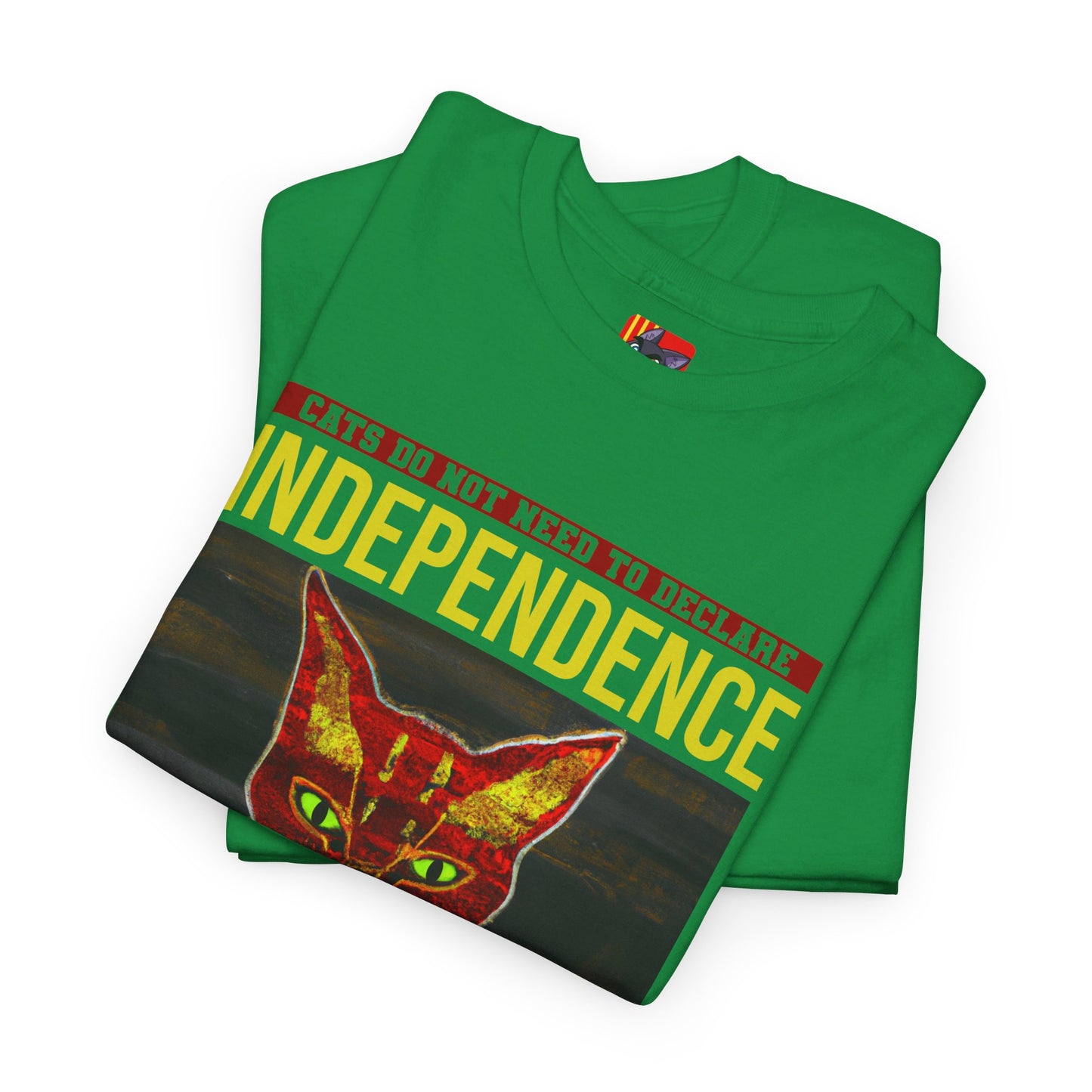 The Free Thinker T-Shirt: Cats do not need to declare independence Jack