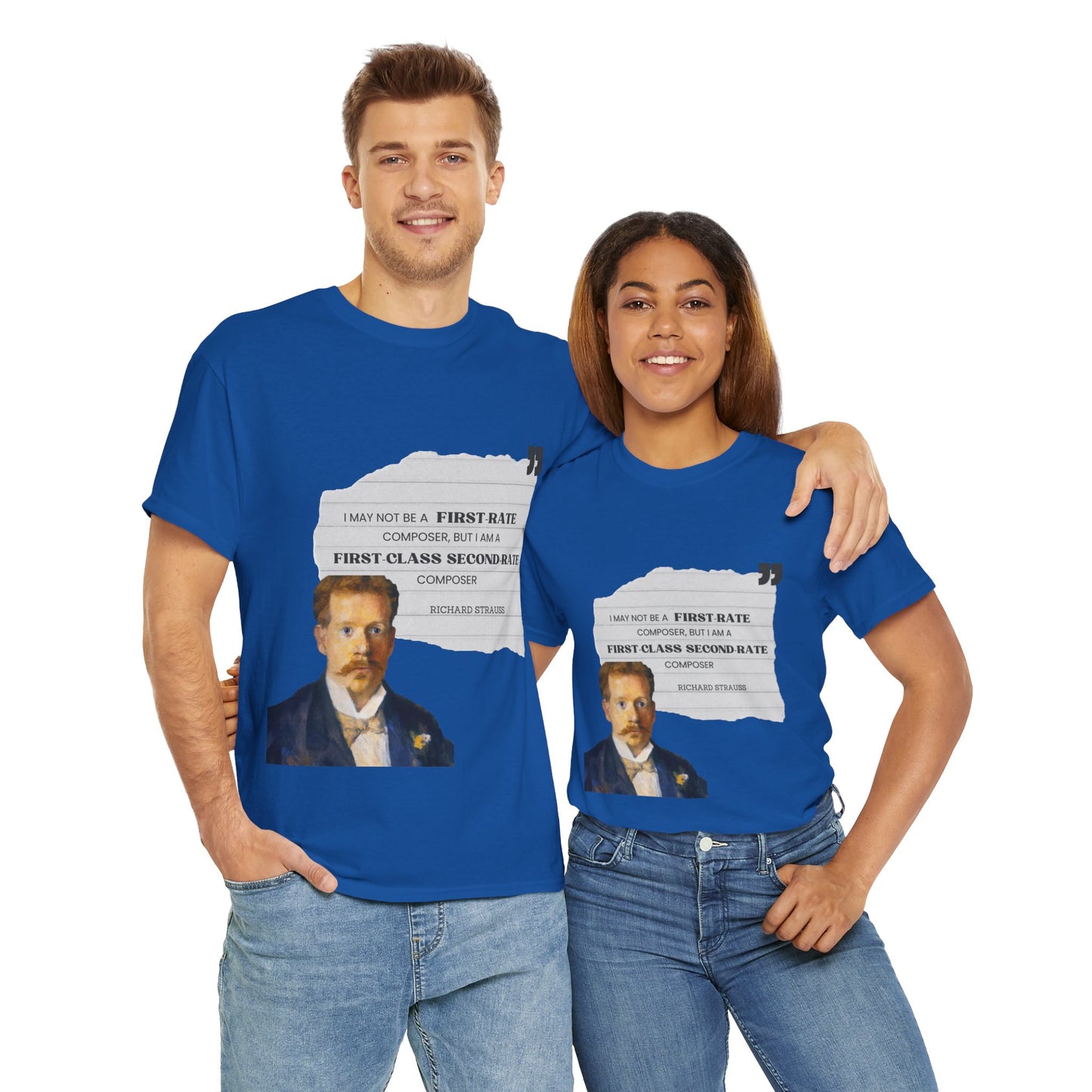 Second-Rate Genius: Dmitri Shostakovich Quote Tee Richard Strauss