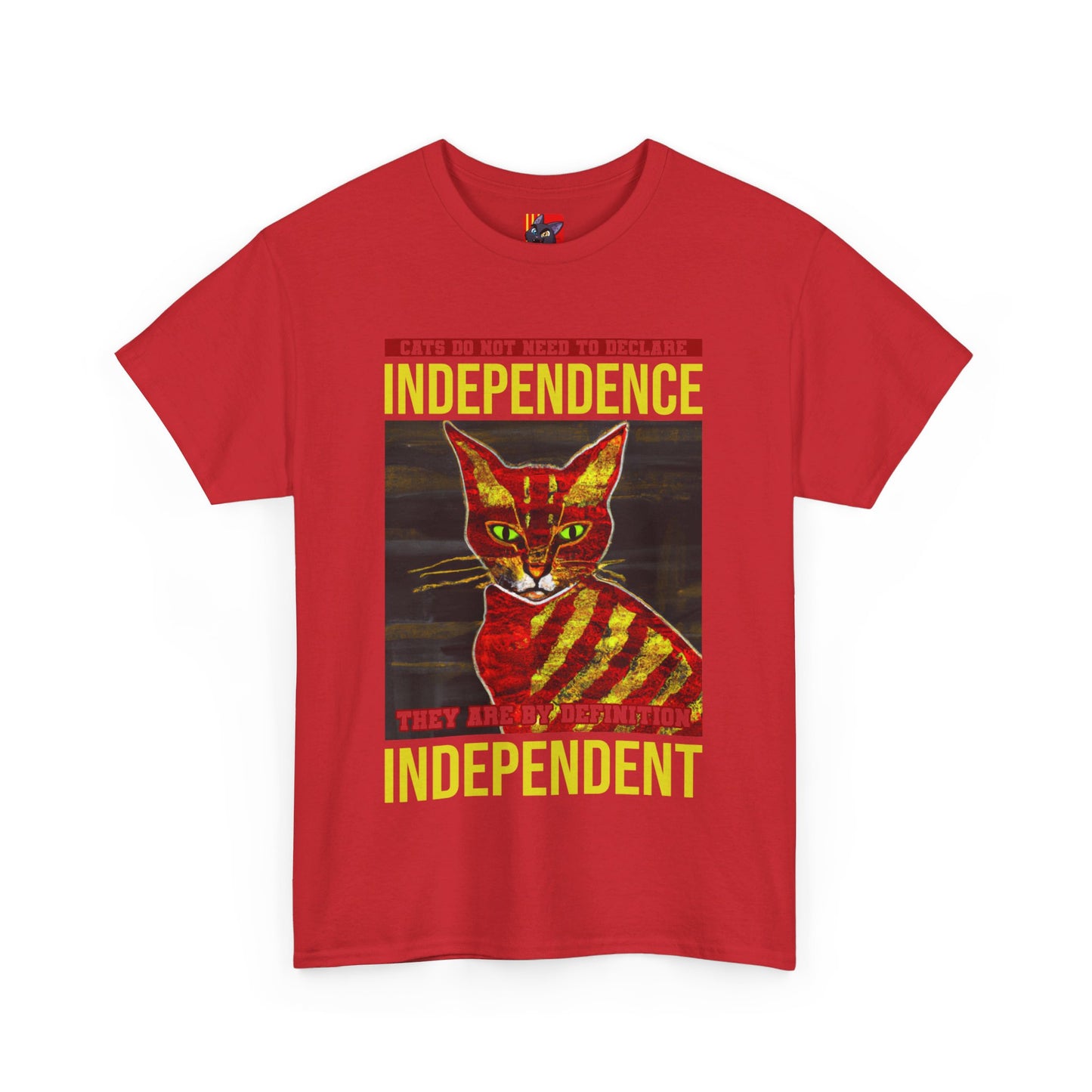 The Free Thinker T-Shirt: Cats do not need to declare independence Jack