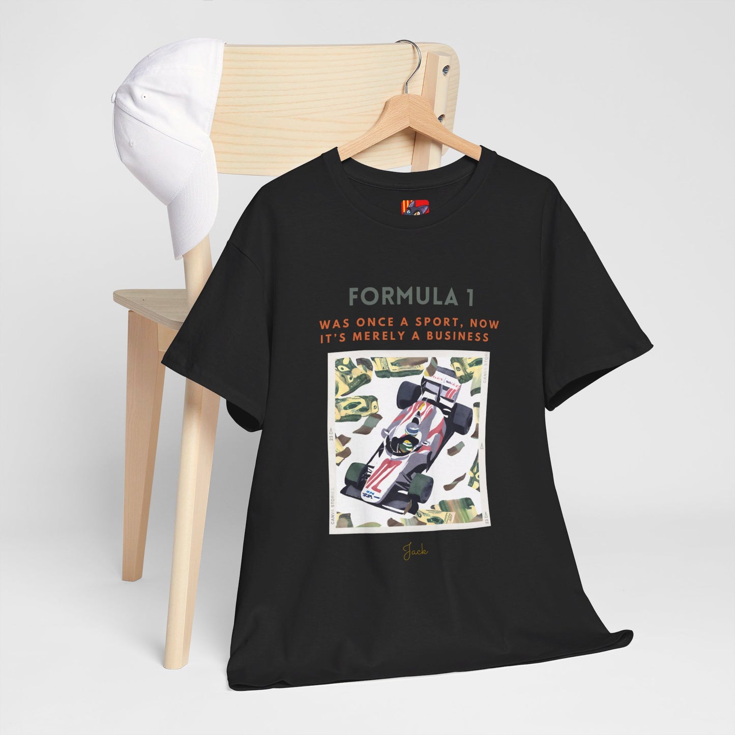 The Racing Purist T-Shirt: The Essence of Racing"Formula 1... a sport..." Jack