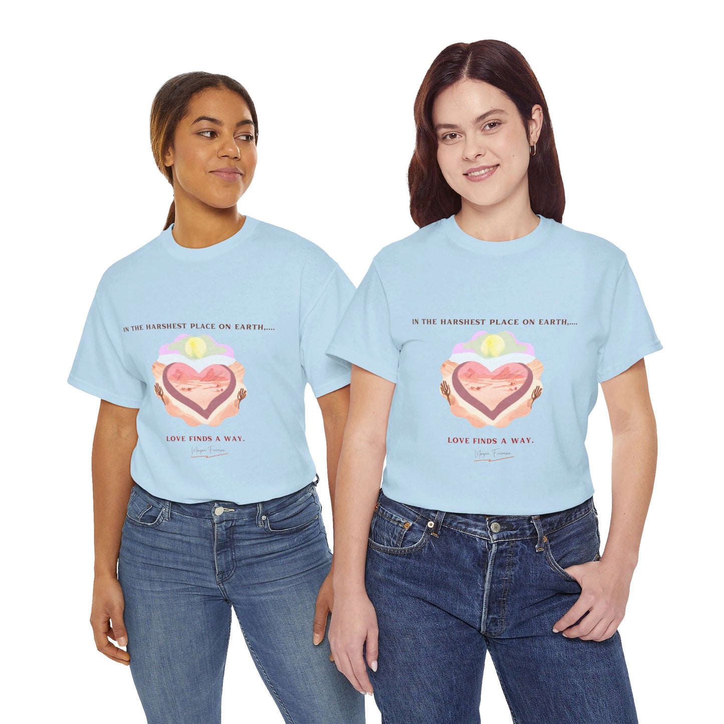 The Love Fighter T-Shirt: Love Conquers All"Love finds a way" Morgan Freeman