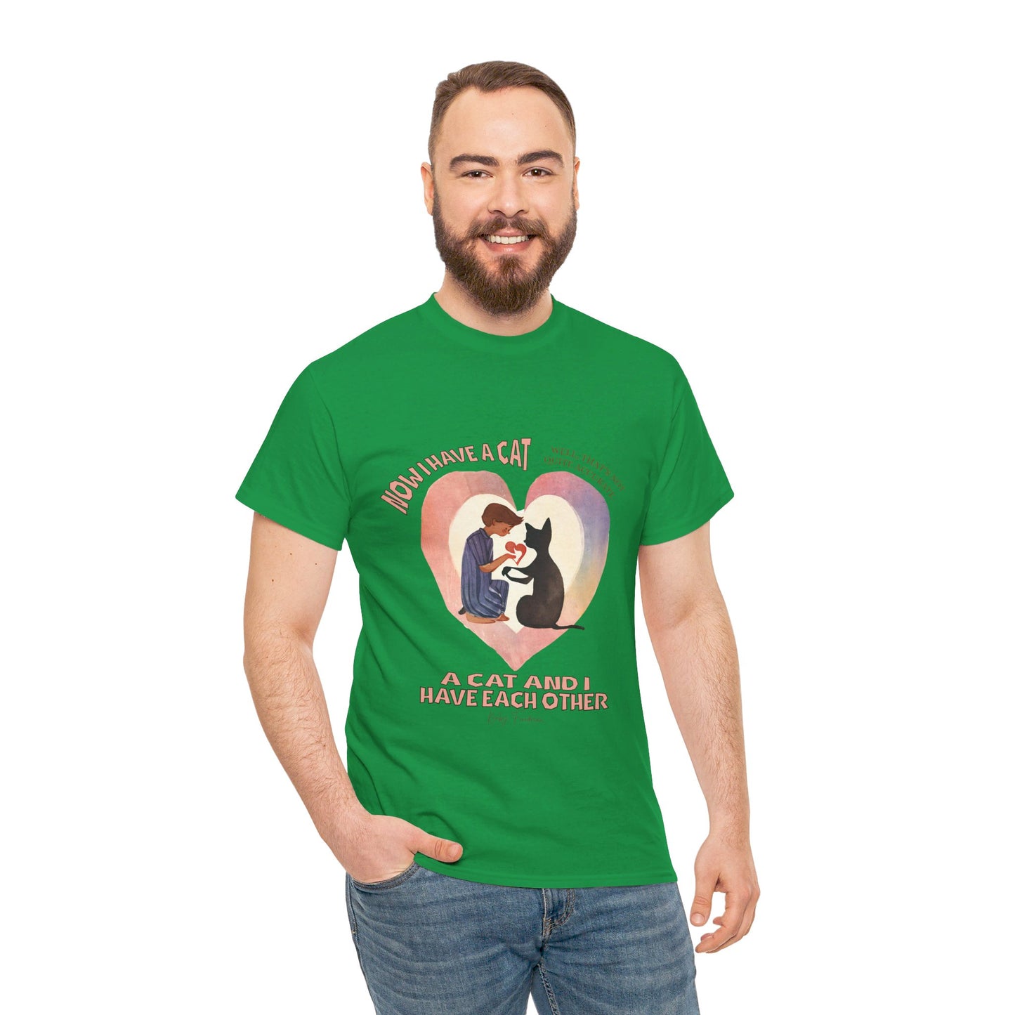 The Feline Partnership T-Shirt: We Own Each Other"Cat and I have each other" Kinky Friedman