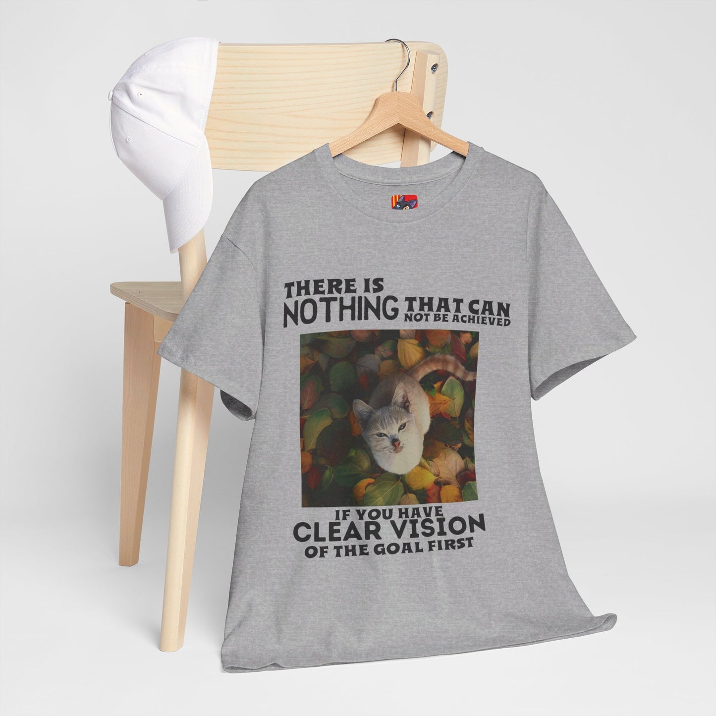 Clear Vision, Achieve Anything: Motivational Quote Tee 🌟🎯 Jack