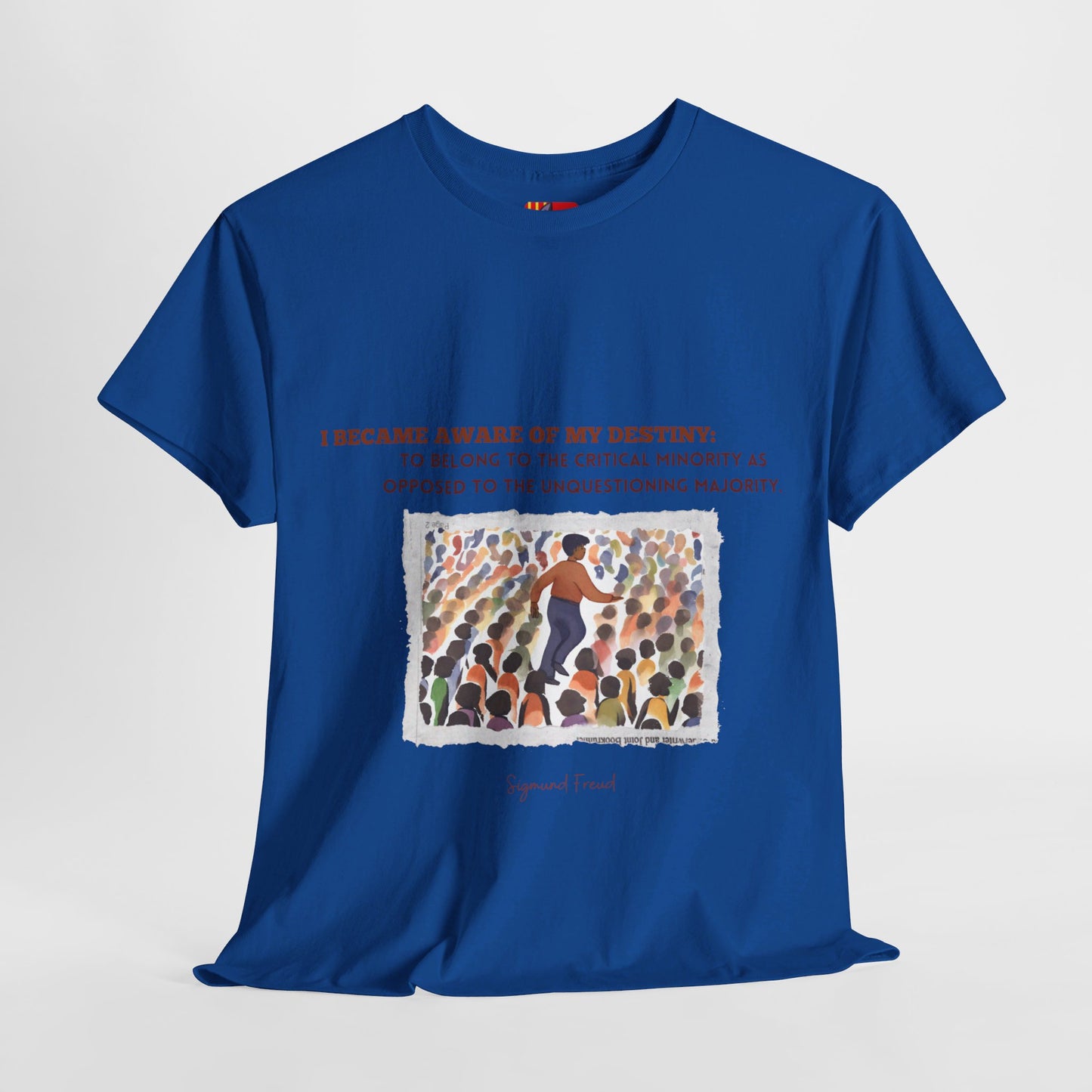 The Dissenter T-Shirt: Question Authority"Critical minority... unquestioning majority"