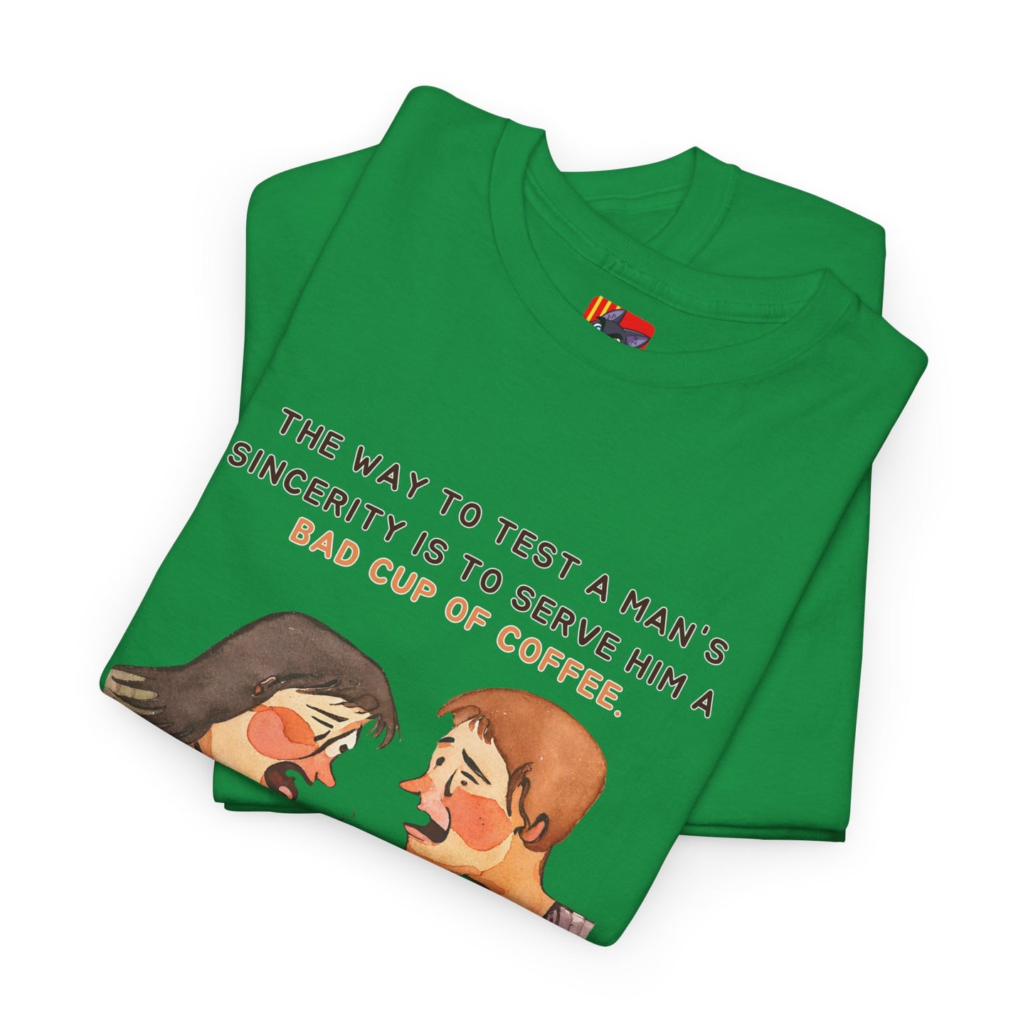 Trust Issues? Serve Bad Coffee Funny Coffee Quotes T-shirt Lilian Jackson Braun