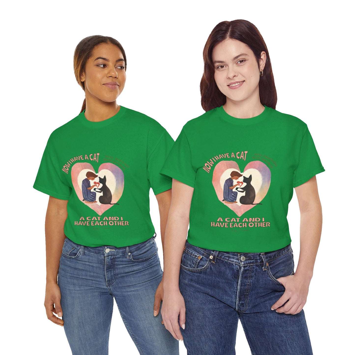 The Feline Partnership T-Shirt: We Own Each Other"Cat and I have each other" Kinky Friedman