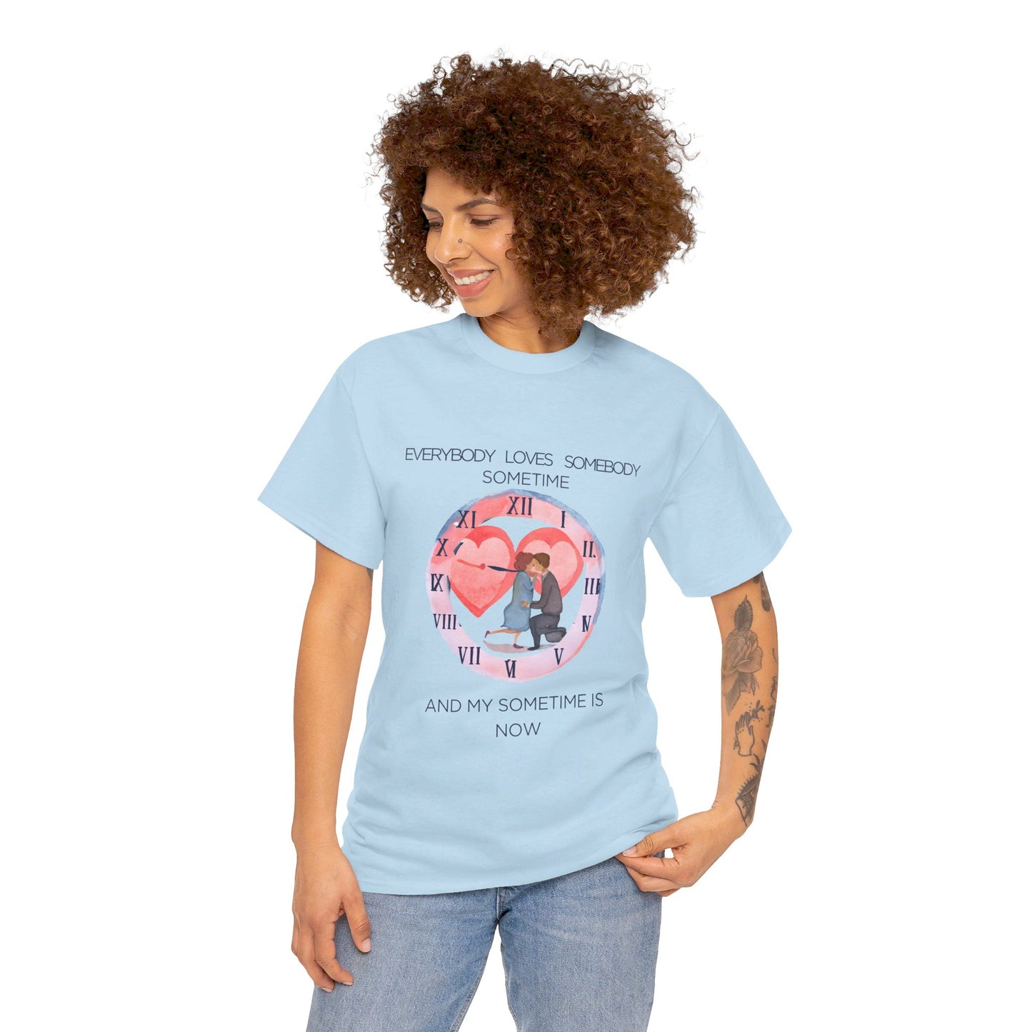 The Universal Love T-Shirt: Love Connects Us"Everybody loves somebody" Dean Martin