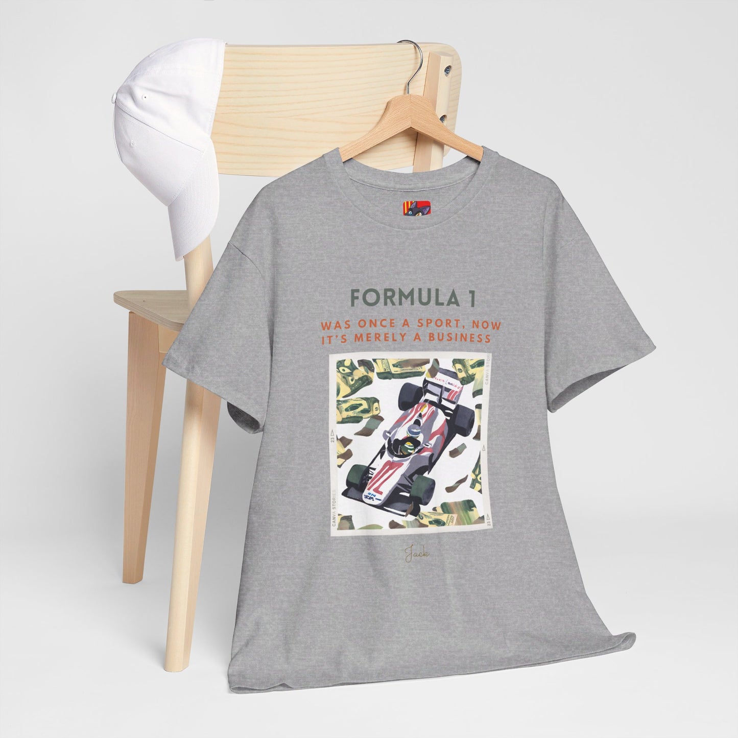 The Racing Purist T-Shirt: The Essence of Racing"Formula 1... a sport..." Jack