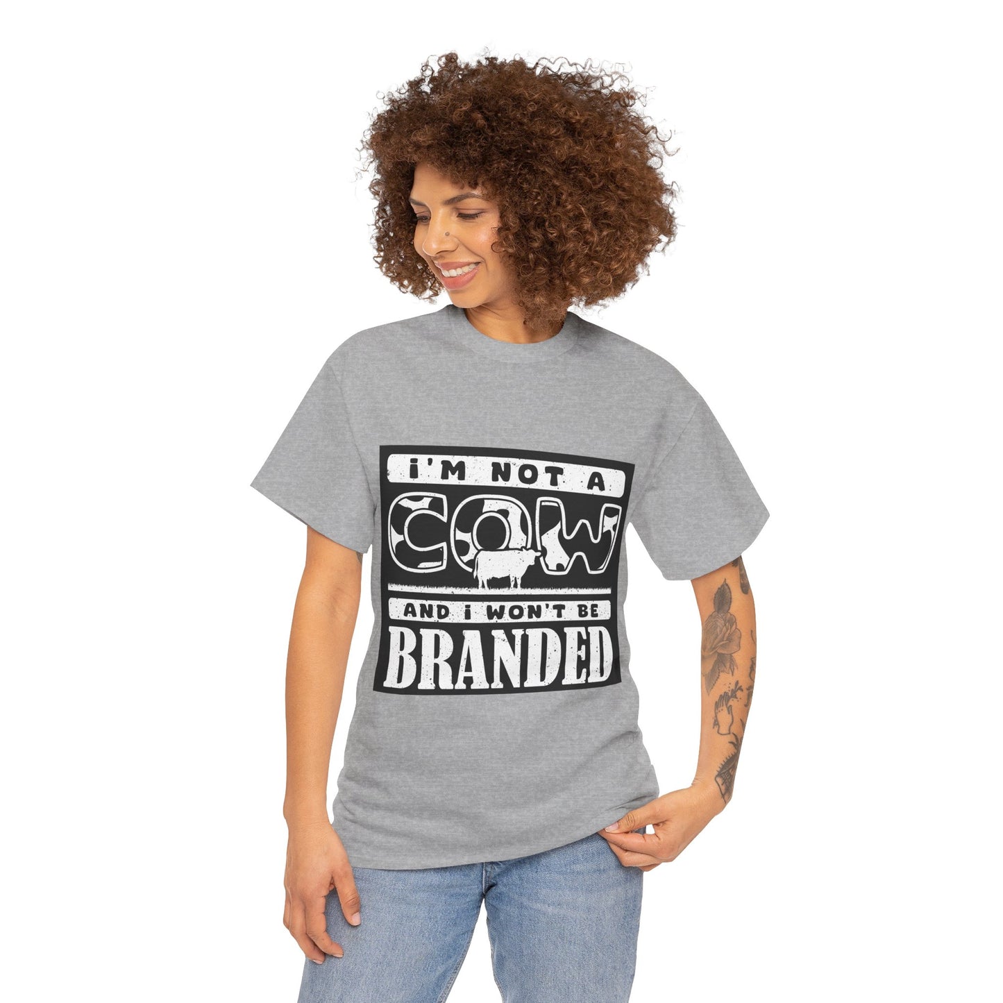 The Free Thinker T-Shirt: I'm not a cow and I won't be branded