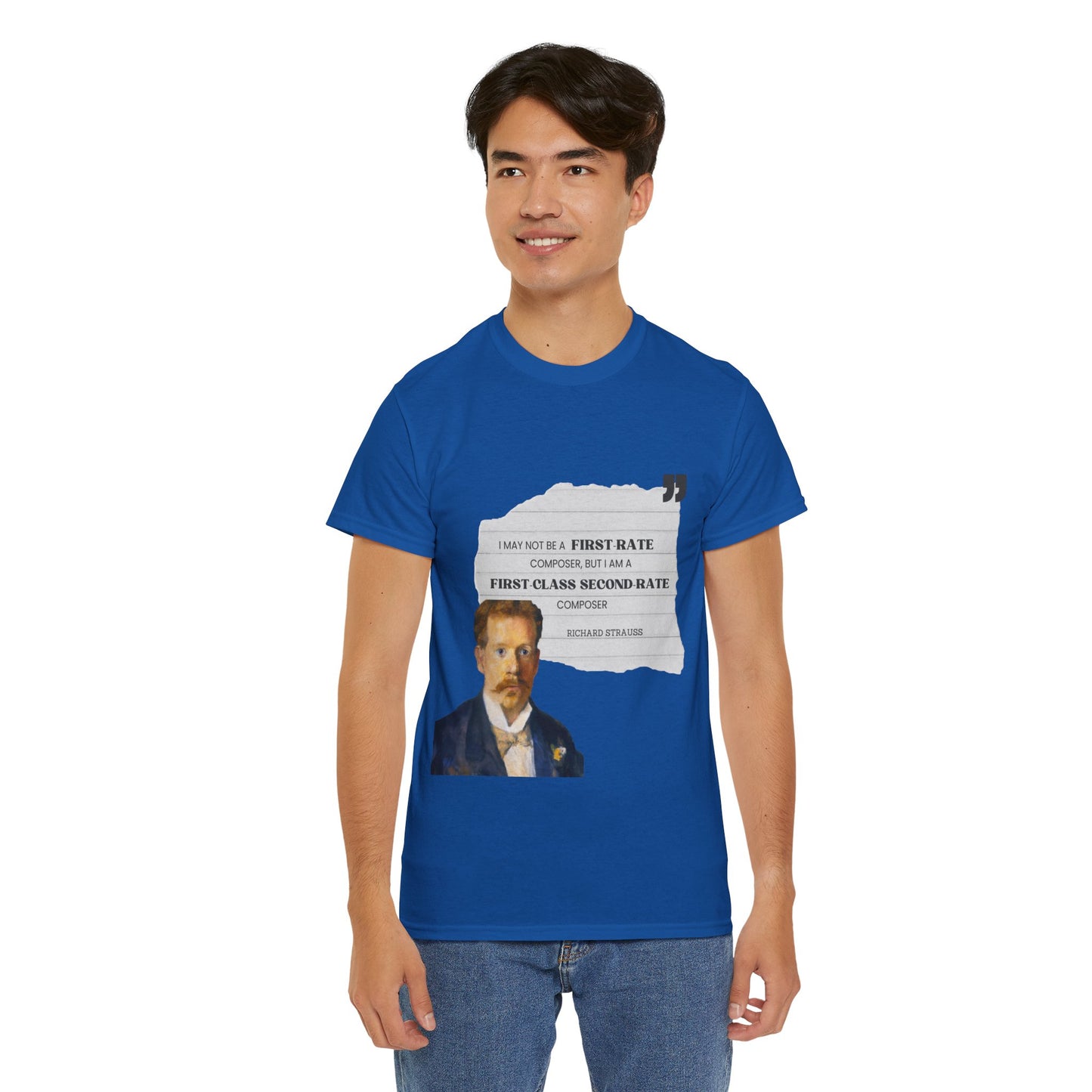 Second-Rate Genius: Dmitri Shostakovich Quote Tee Richard Strauss