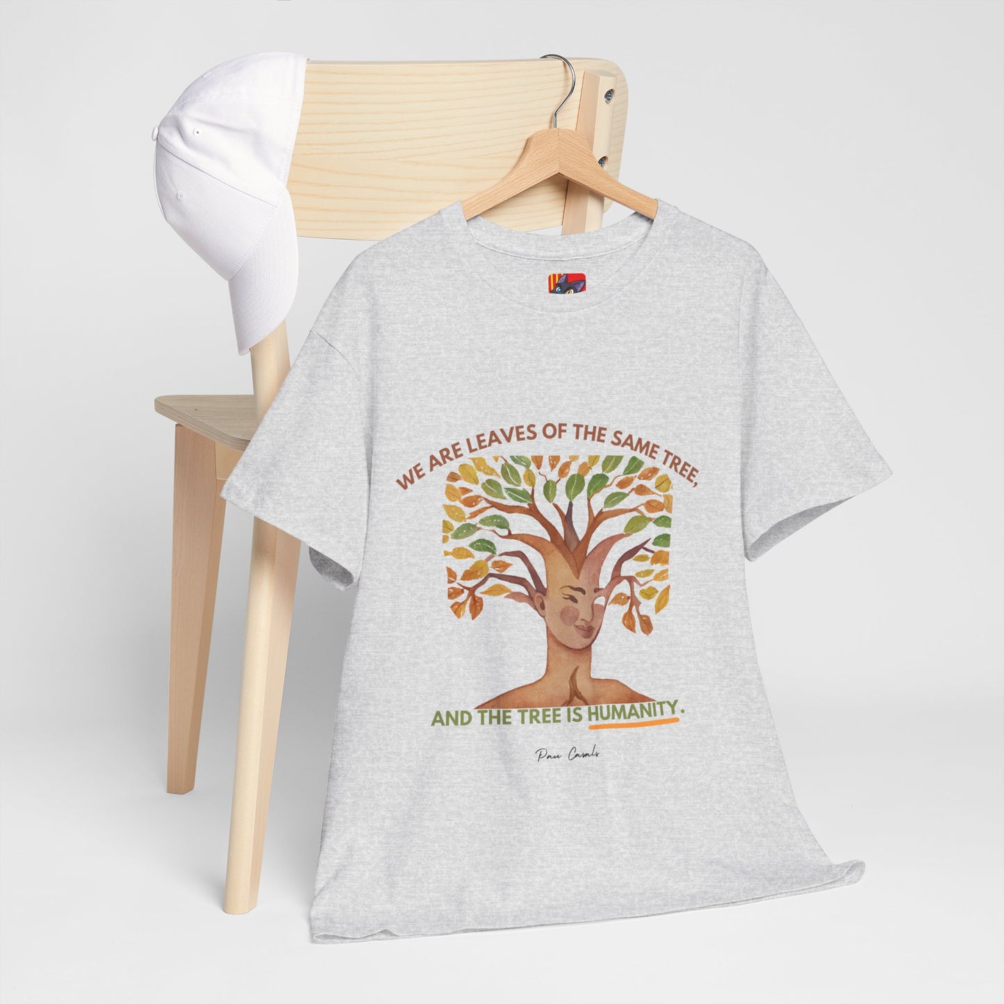 The Humanity T-Shirt: Connected by Our Roots"Leaves of the same tree... humanity"