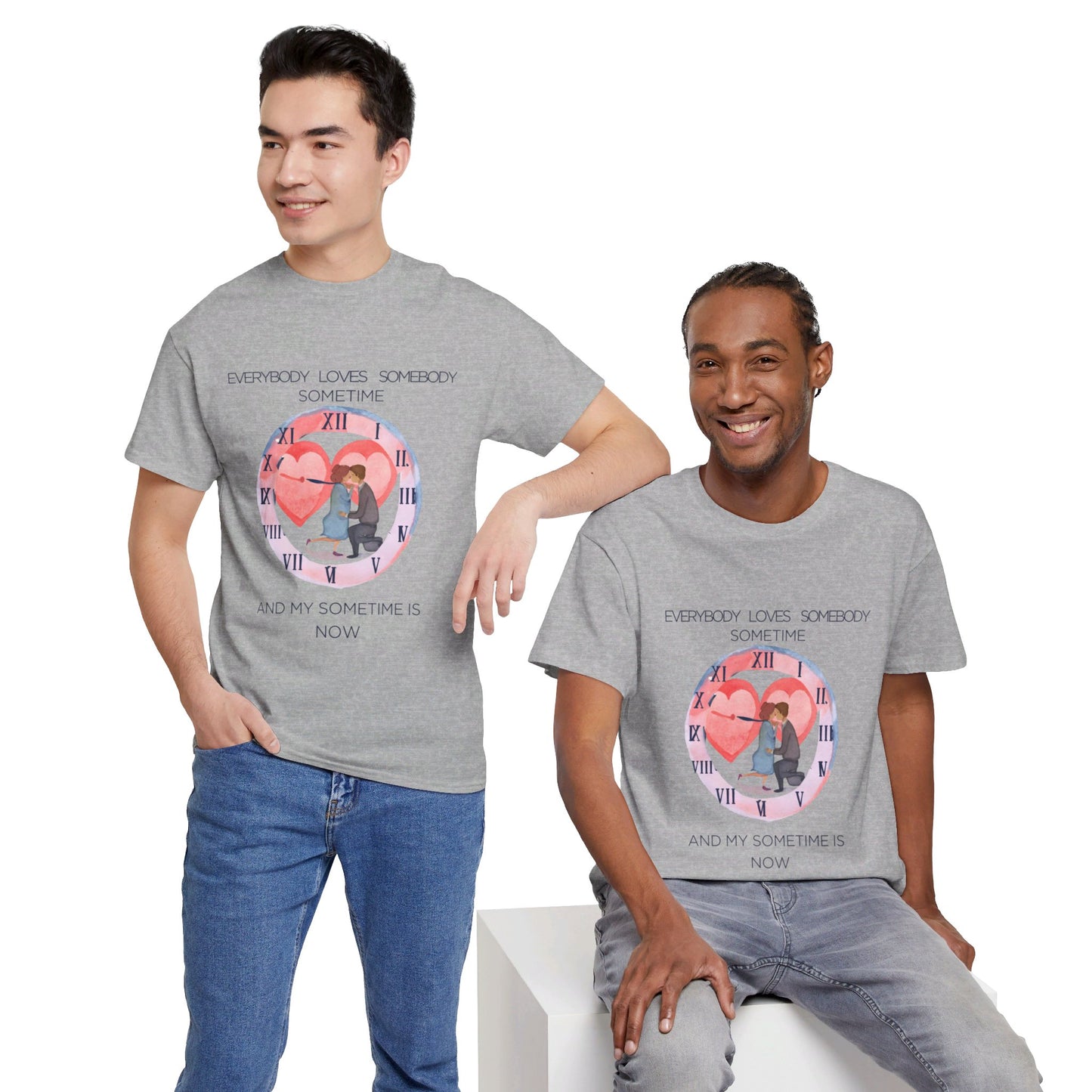 The Universal Love T-Shirt: Love Connects Us"Everybody loves somebody" Dean Martin