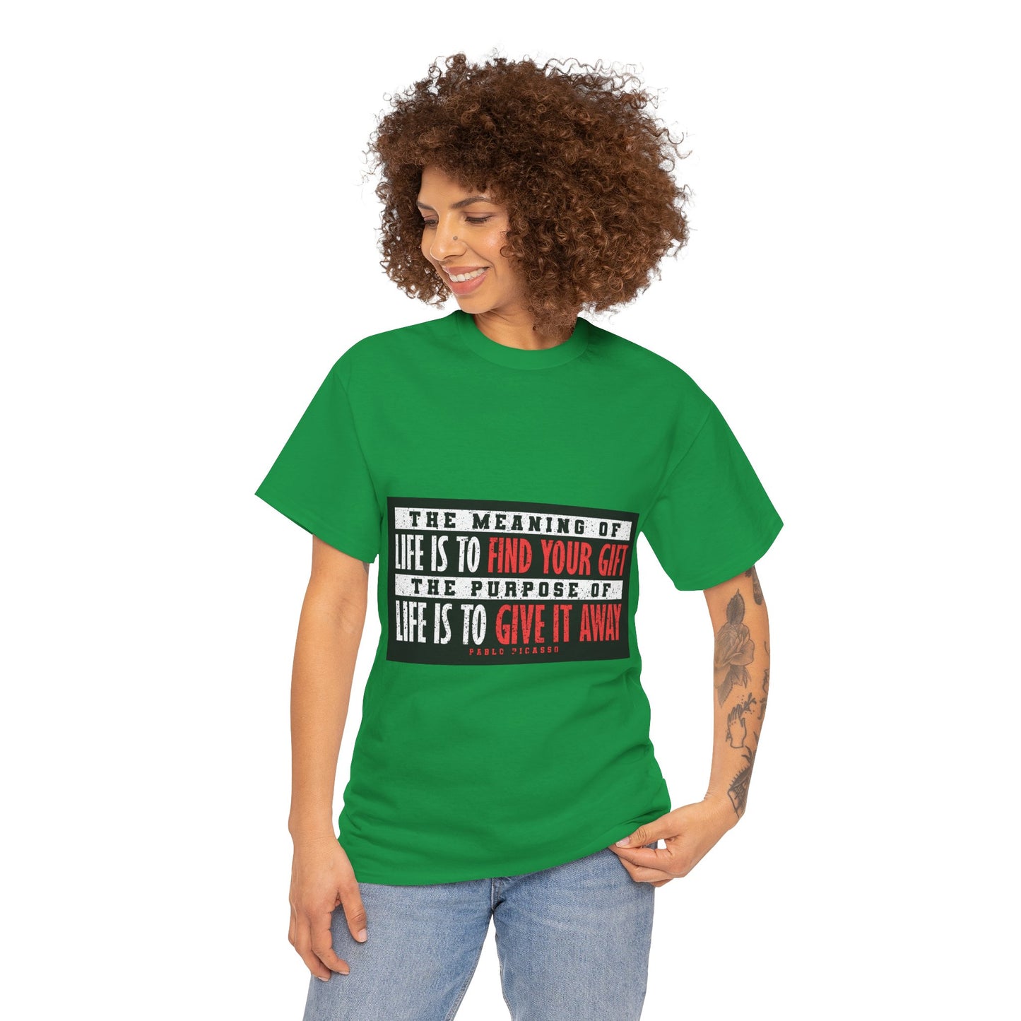 The Freedom Fighter T-Shirt: The meaning of life to find your gift the purpose