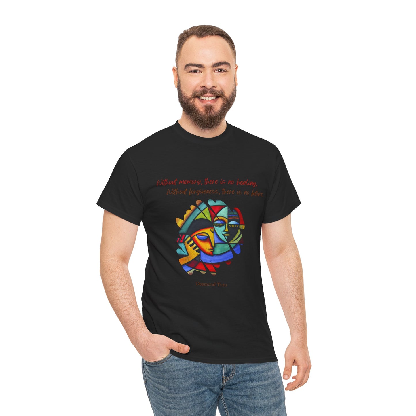 The Healing Journey T-Shirt: Remember to Forgive"Without memory... no forgiveness" Desmond Tutu