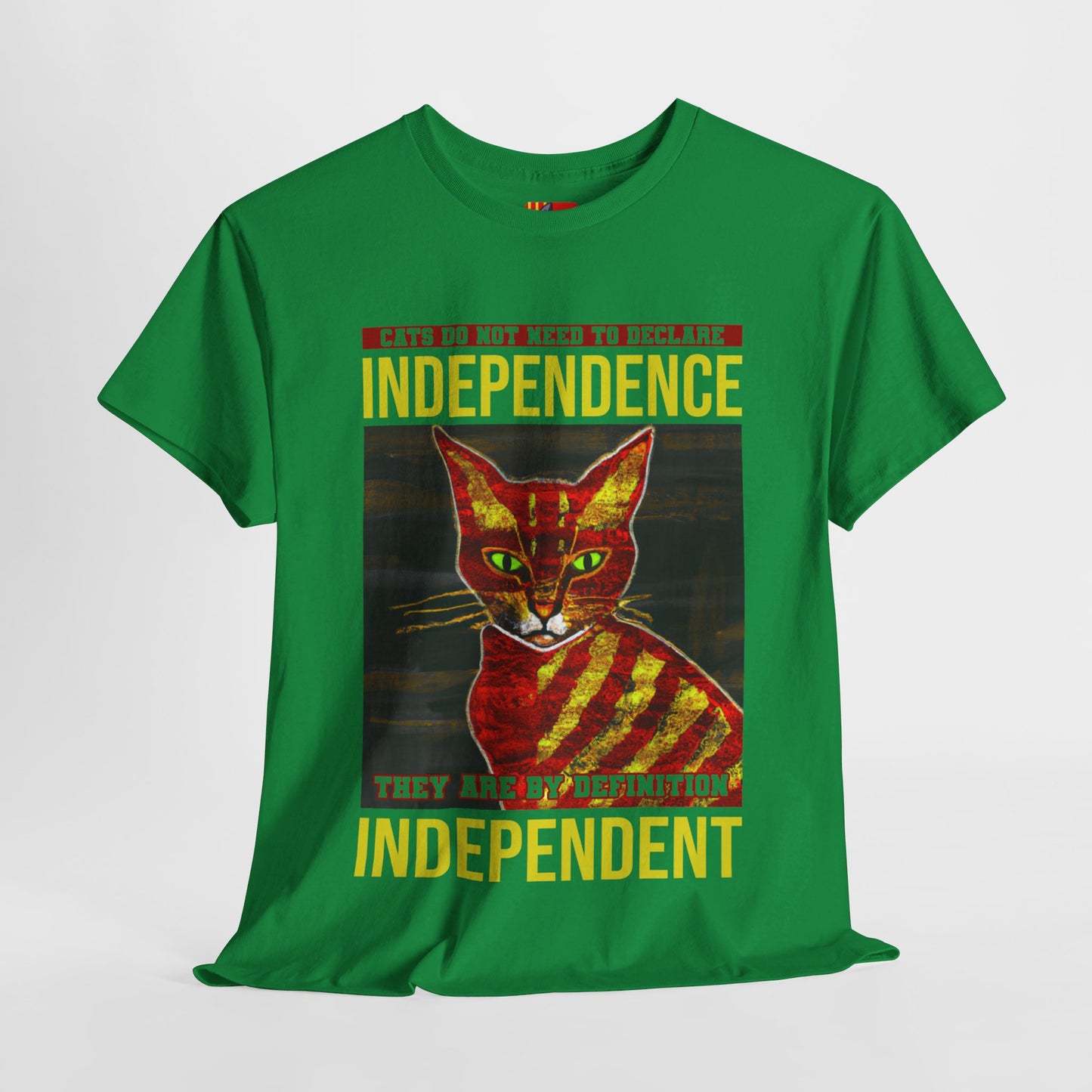 The Free Thinker T-Shirt: Cats do not need to declare independence Jack