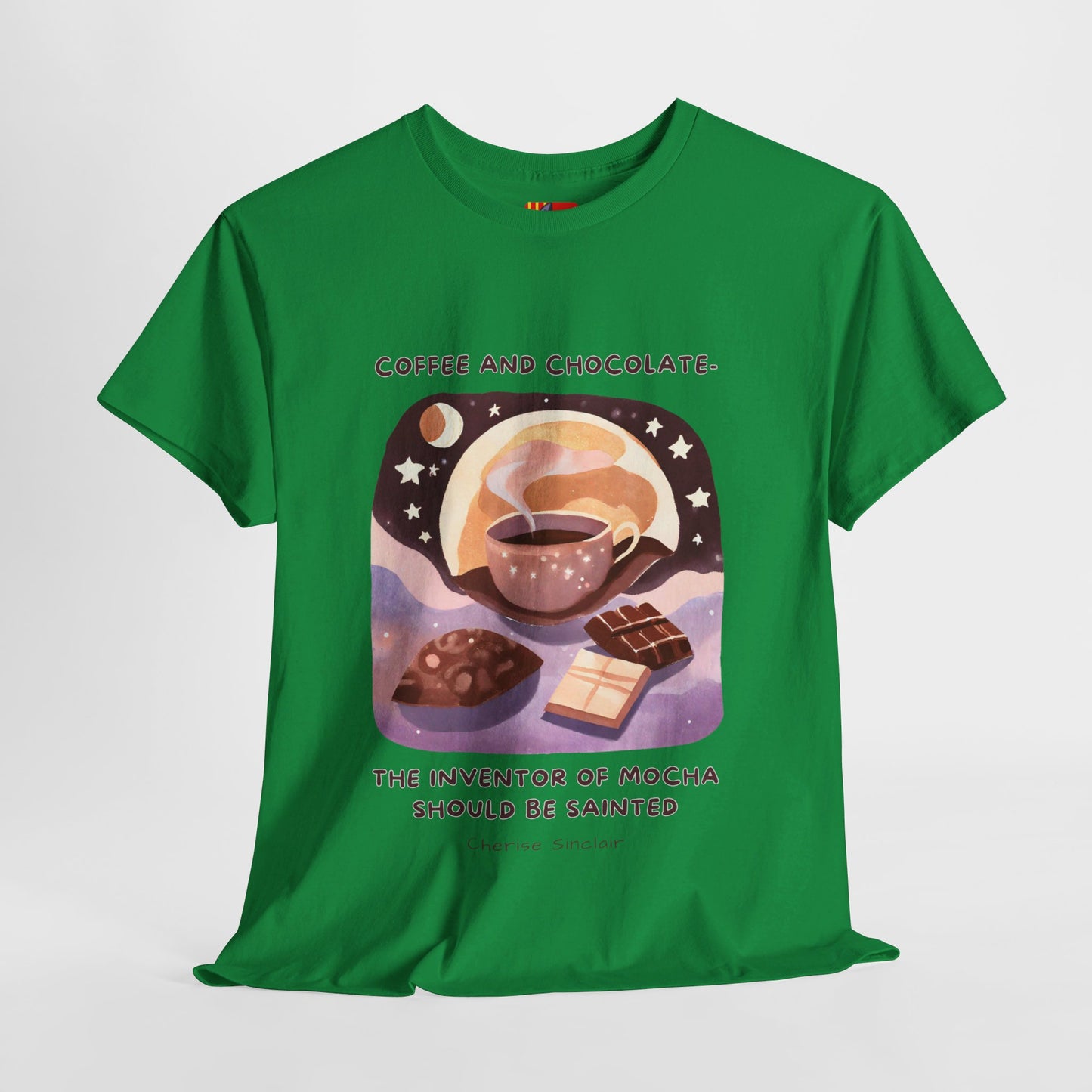 Saint the Mocha Inventor General Coffee Love T-shirt