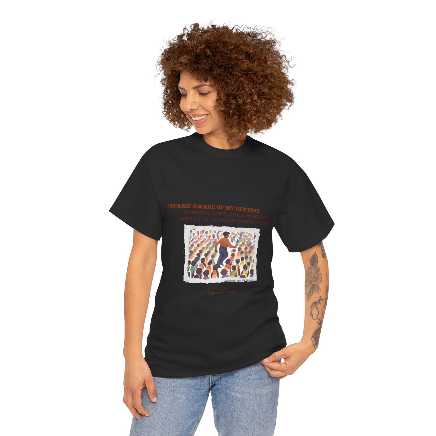 The Dissenter T-Shirt: Question Authority"Critical minority... unquestioning majority"