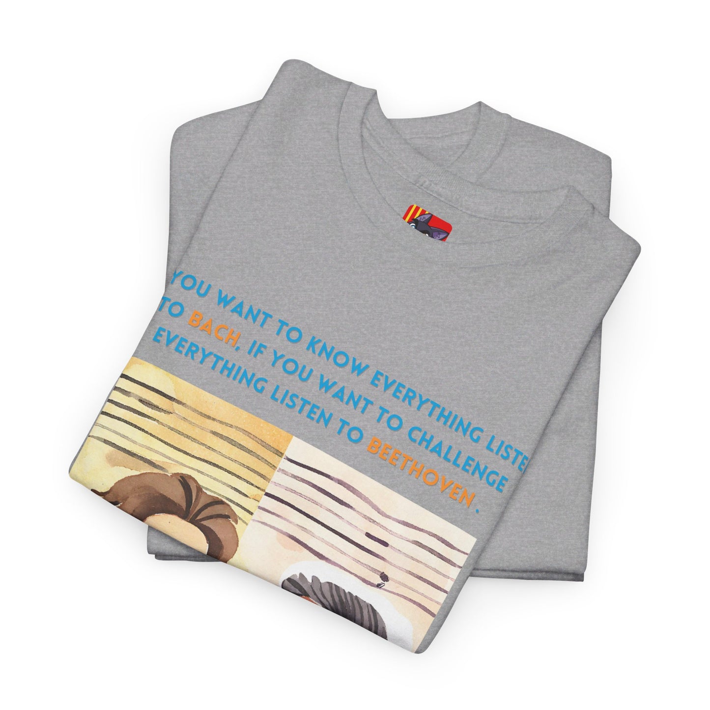 The Music Lover T-Shirt: Listen to Bach & Beethoven"Listen to Bach... listen to Beethoven" Jack