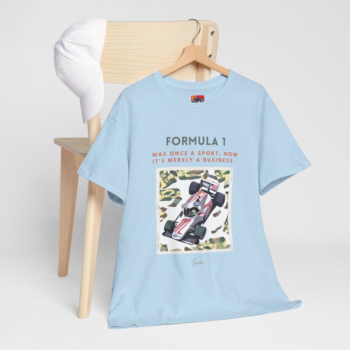 The Racing Purist T-Shirt: The Essence of Racing"Formula 1... a sport..." Jack