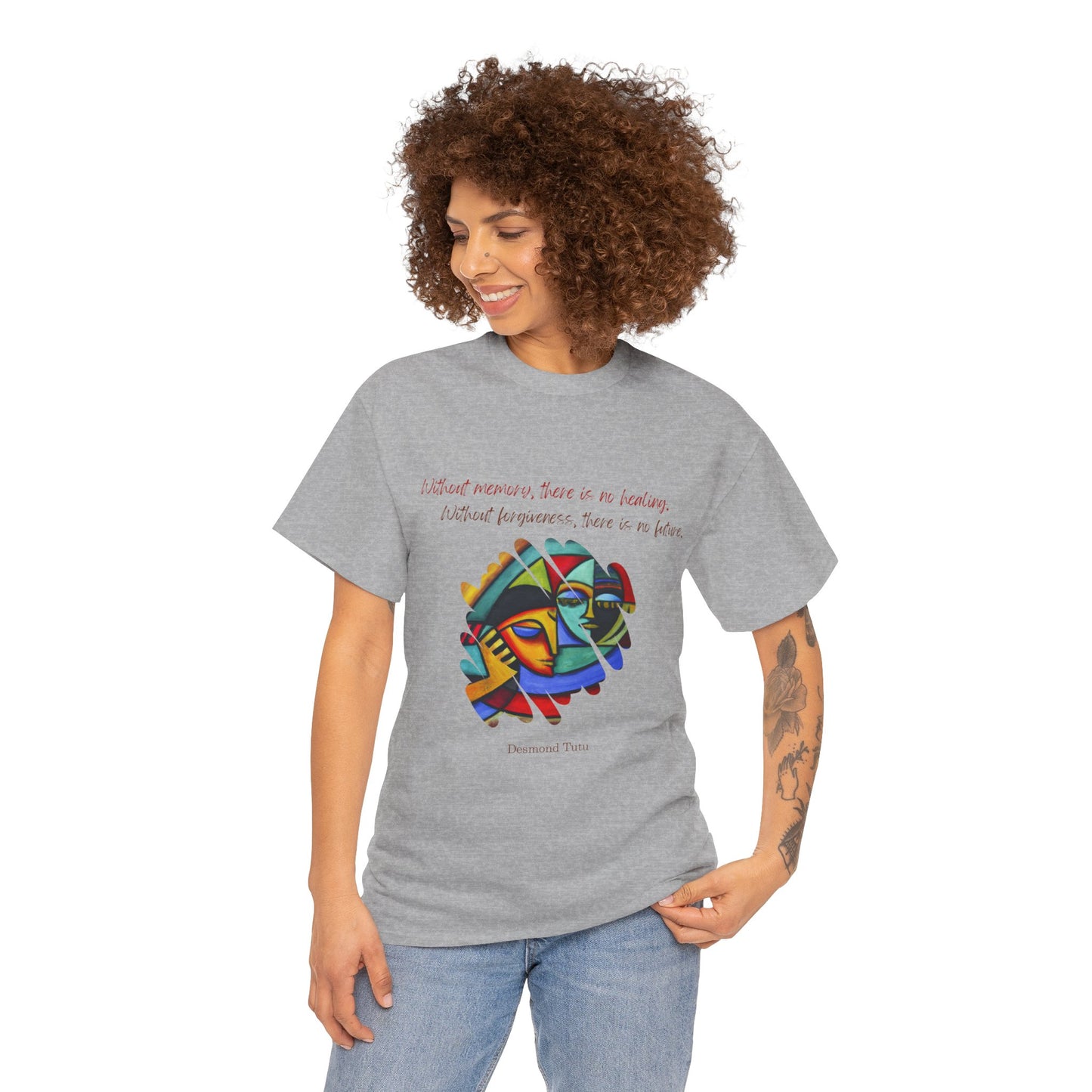 The Healing Journey T-Shirt: Remember to Forgive"Without memory... no forgiveness" Desmond Tutu