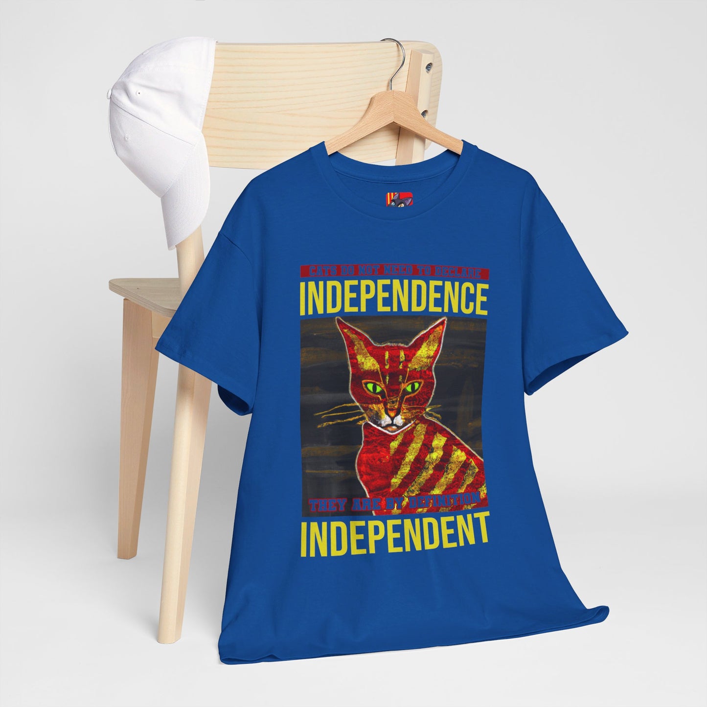 The Free Thinker T-Shirt: Cats do not need to declare independence Jack