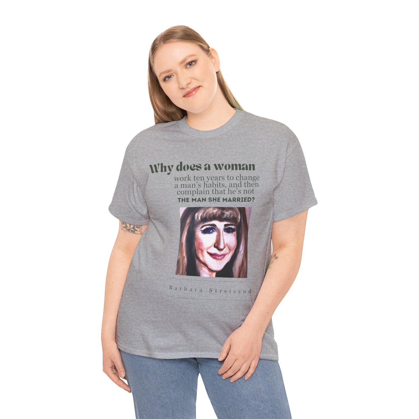 The Marriage Paradox: Barbra Streisand Quote Tee