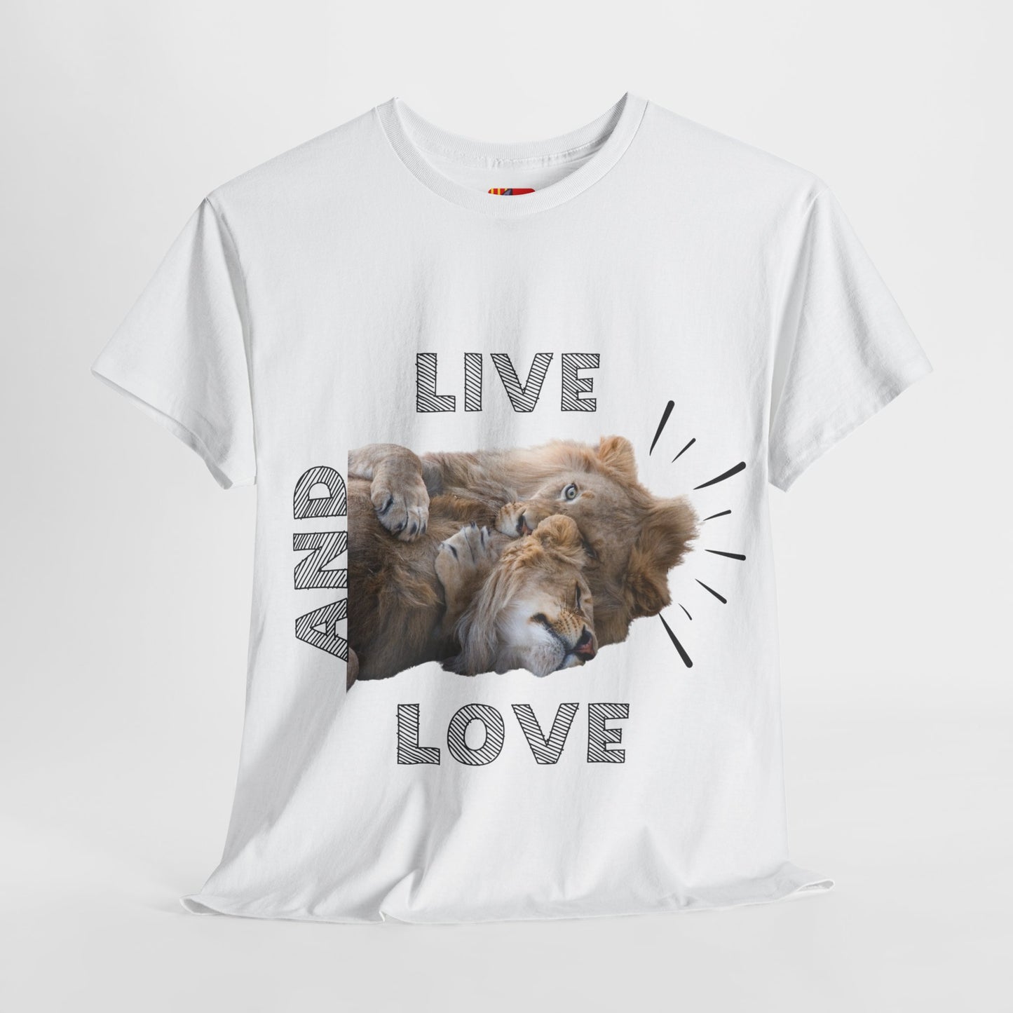 Live and Love: Simple Quote Tee Jack