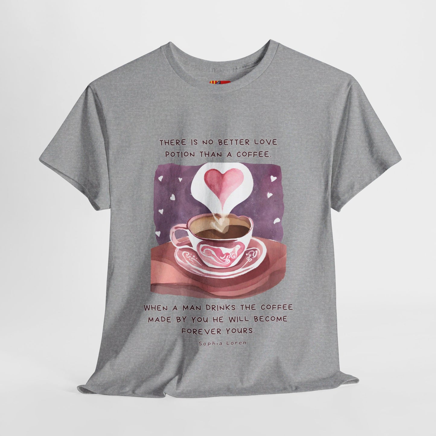 Coffee: The Love Potion (Cute & Playful) Romantic Coffee Quotes T-shirt