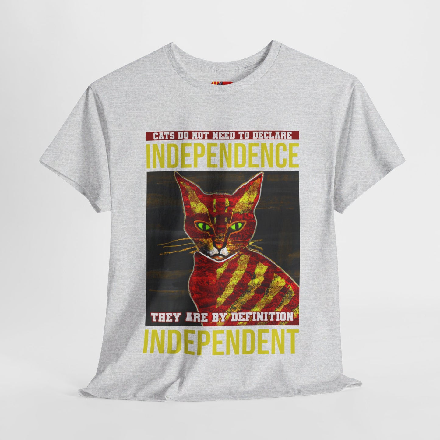 The Free Thinker T-Shirt: Cats do not need to declare independence Jack