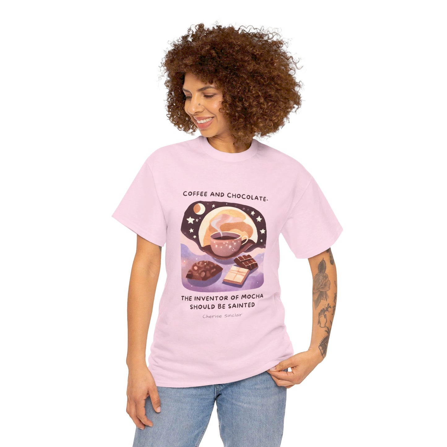 Saint the Mocha Inventor General Coffee Love T-shirt