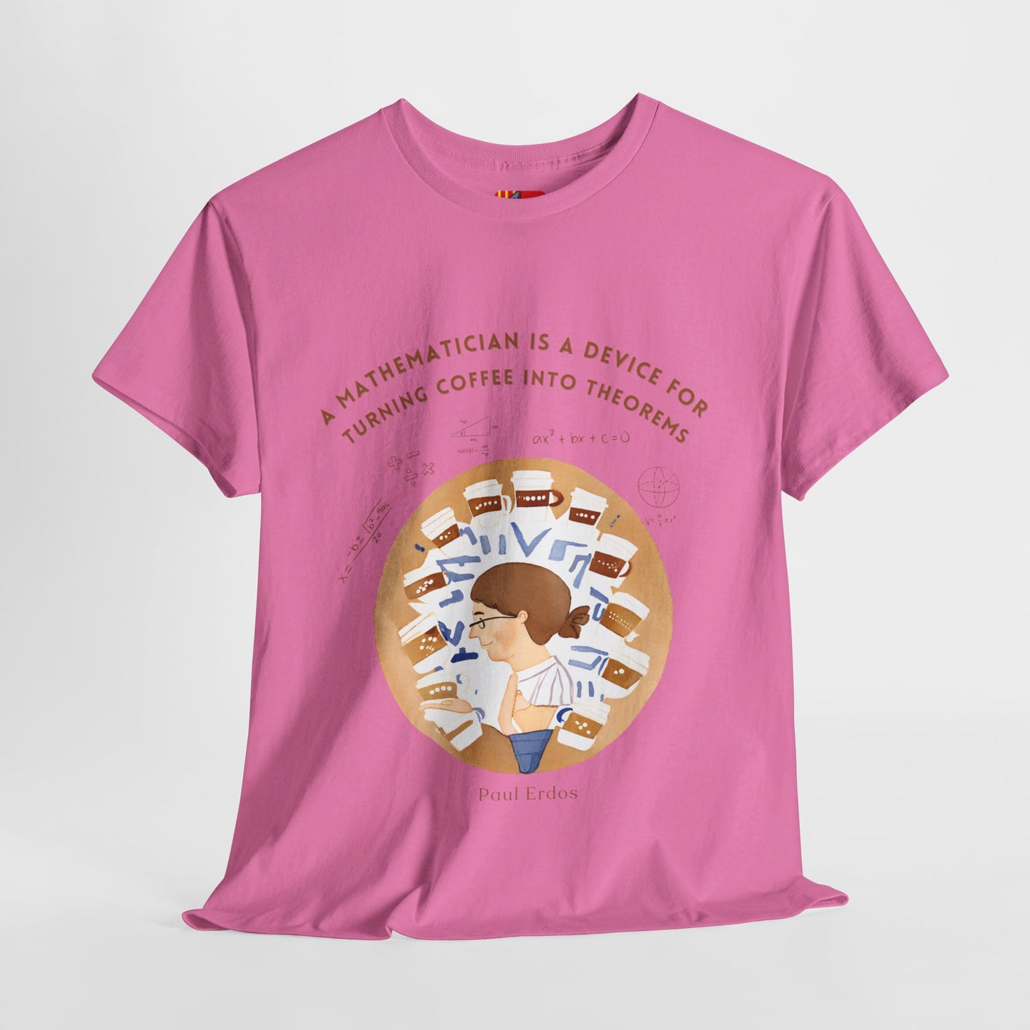 Mathematicians T-shirt: Coffee TheoristsMath/Literature Coffee Quotes