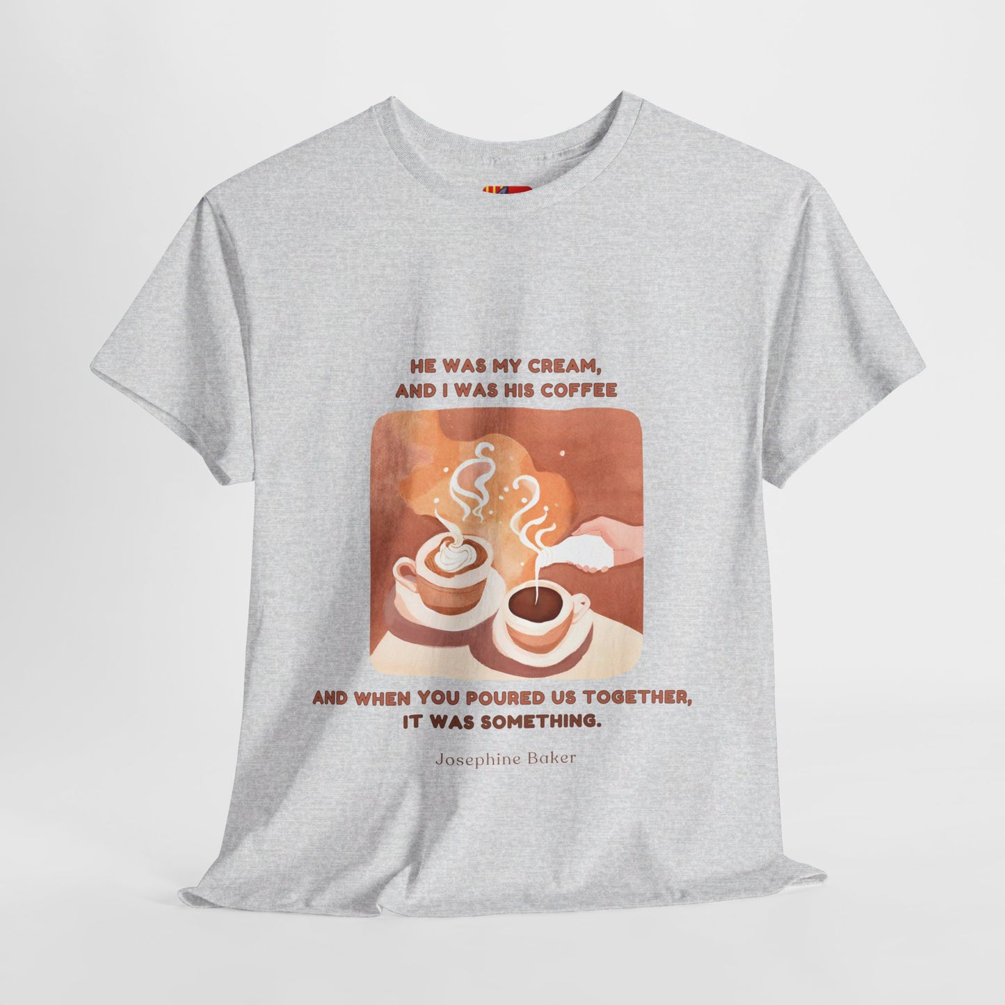 You & Me & Coffee Romantic Coffee Quotes T-shirt