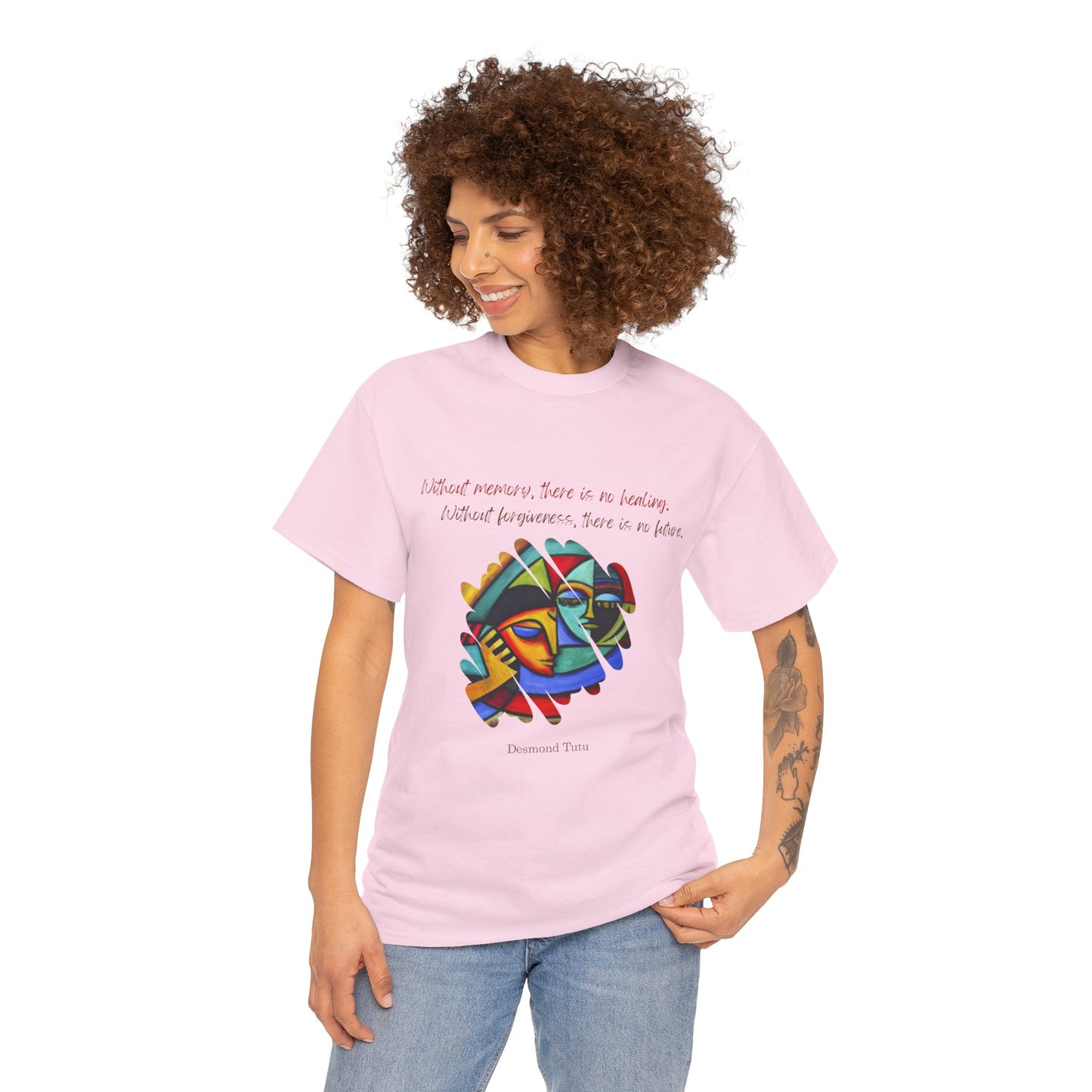 The Healing Journey T-Shirt: Remember to Forgive"Without memory... no forgiveness" Desmond Tutu