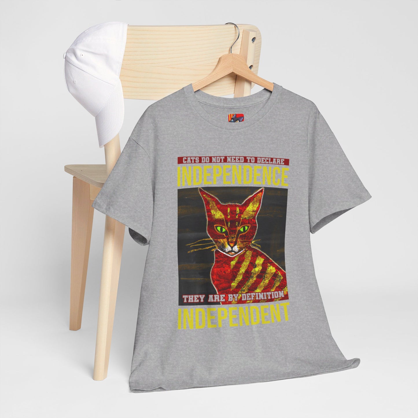 The Free Thinker T-Shirt: Cats do not need to declare independence Jack