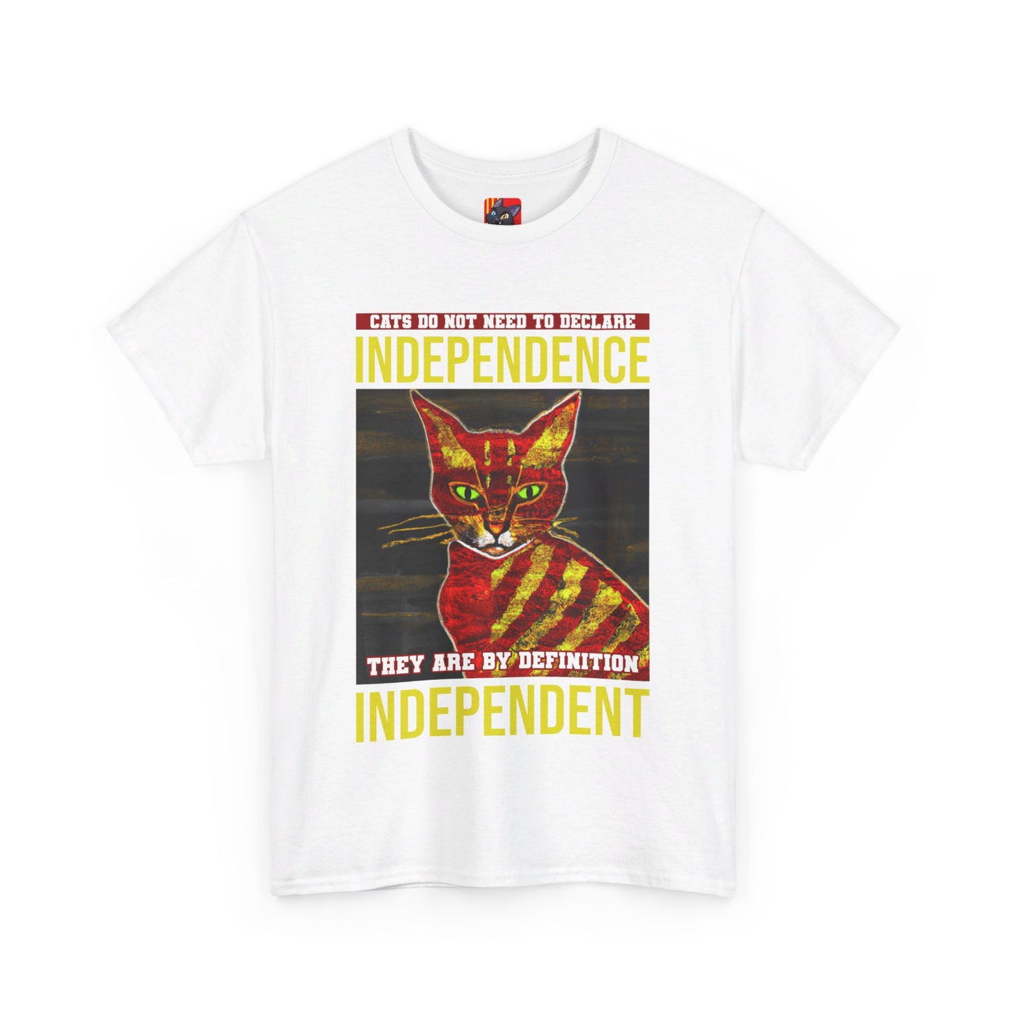 The Free Thinker T-Shirt: Cats do not need to declare independence Jack